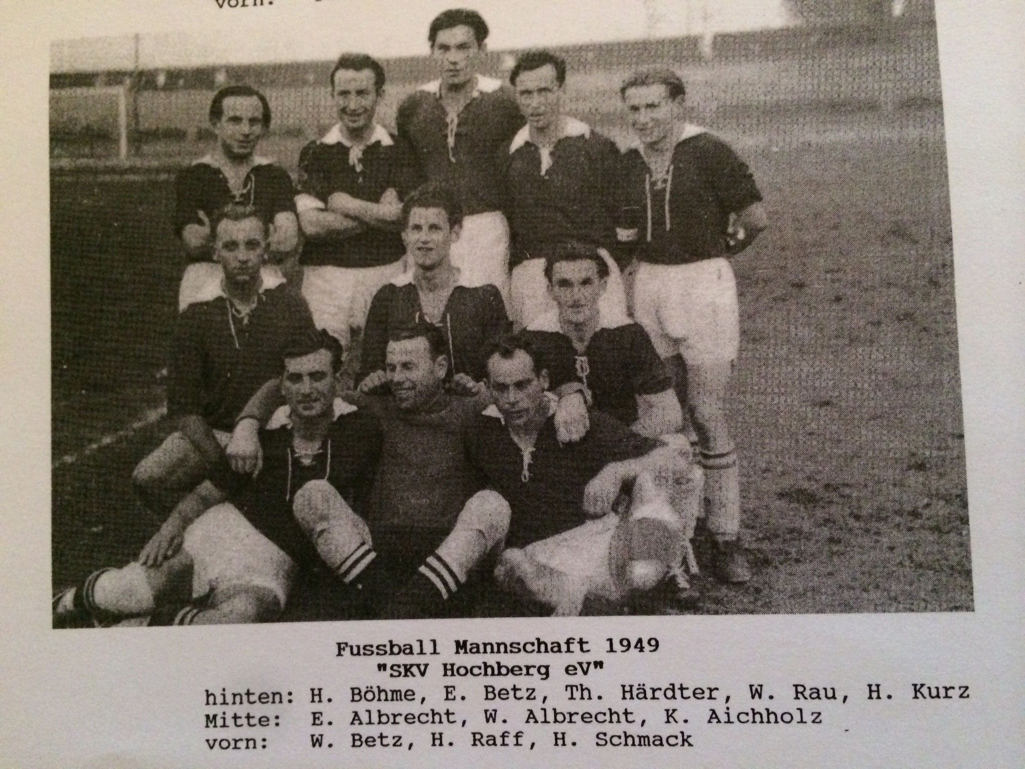 Fußball 1949