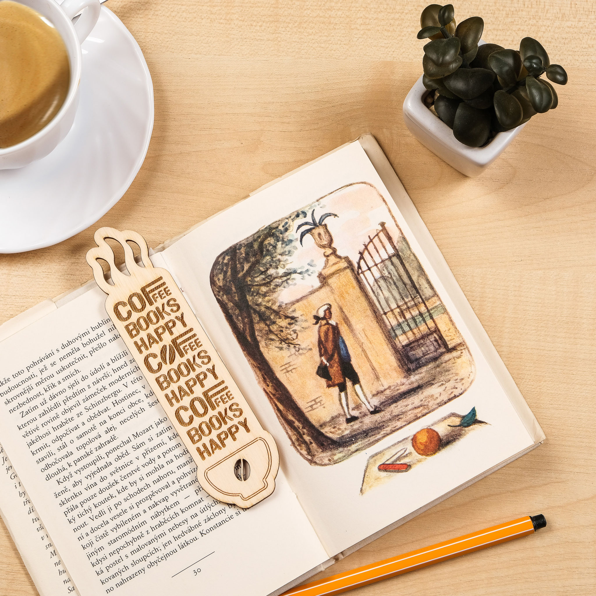 деревянные закладки для книг - фото LifeStyle для амазон