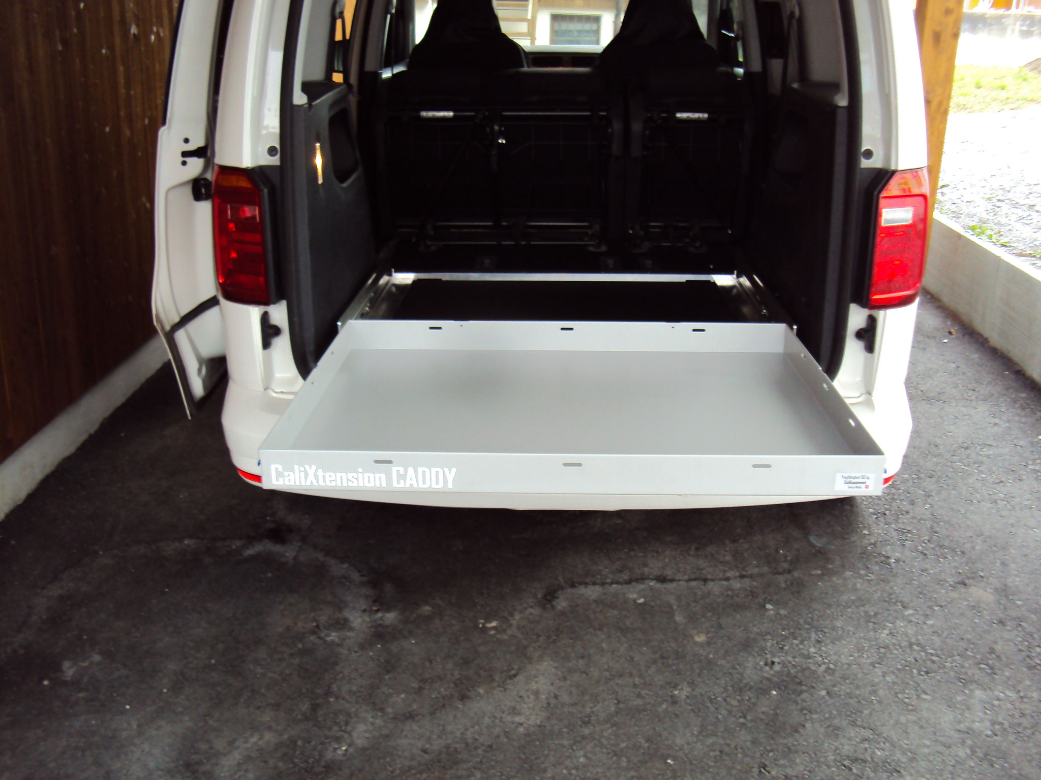 Heckauszug CaliXtension für VW California T5 / T6 Heckauszug und