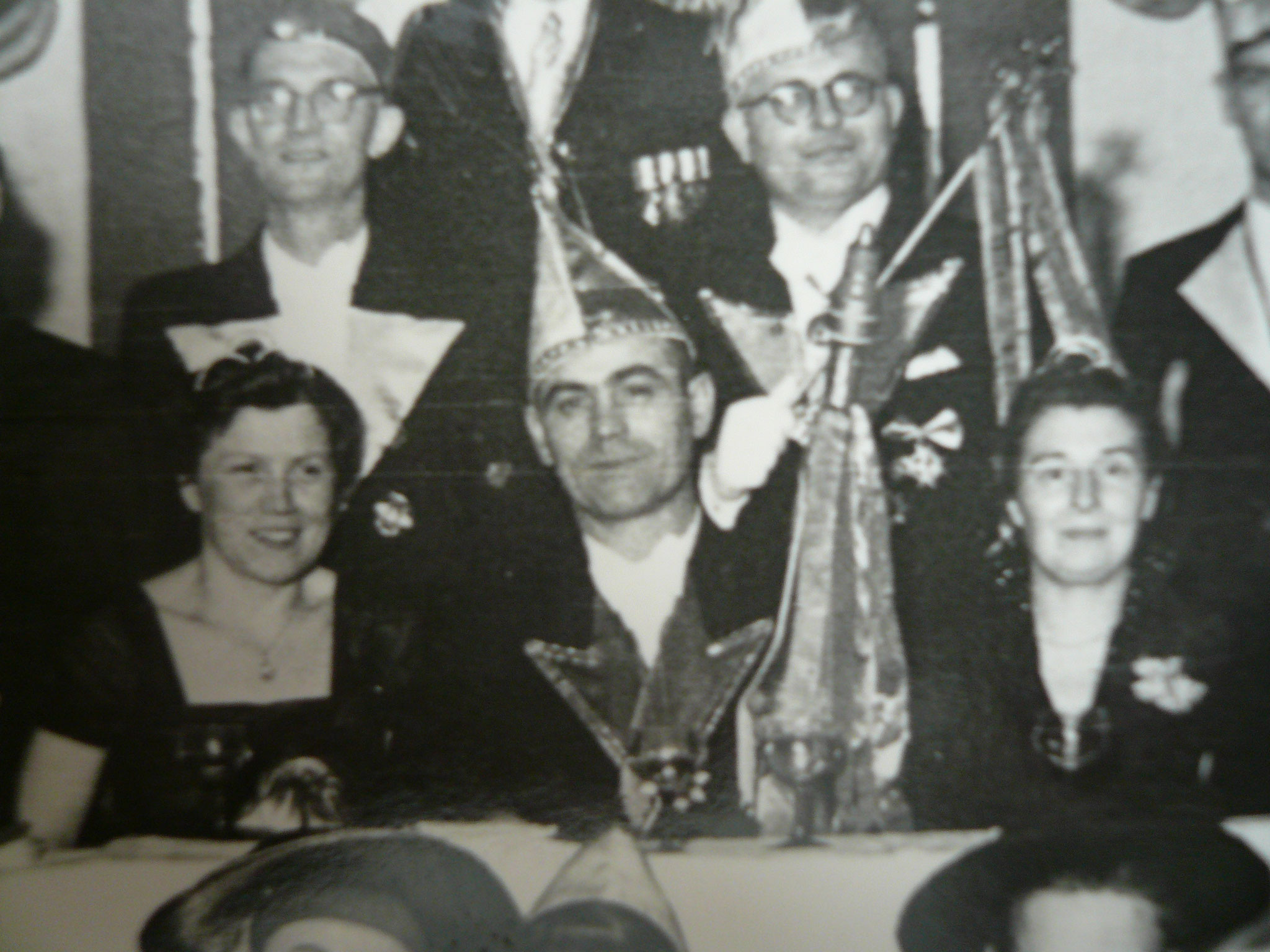 1953 Erich I.  Weidner + Anni I. Ranz und Mia II.  Venjakob