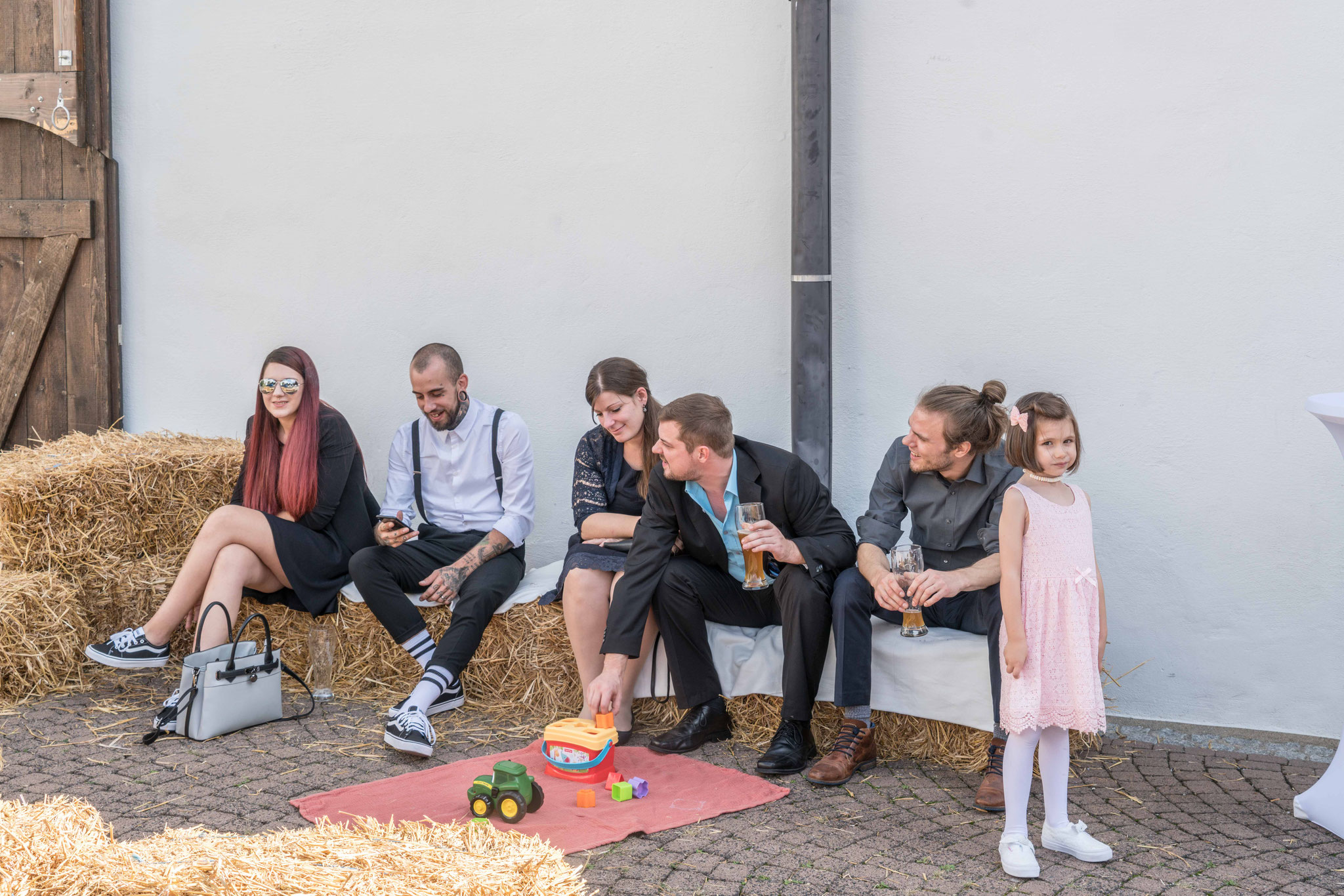große Jungs beim Spielen.