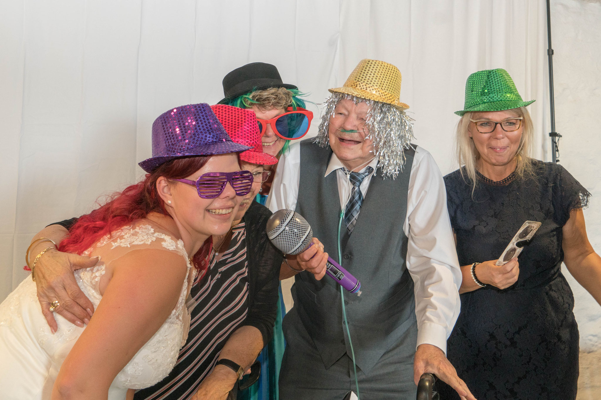 Fotobox mit Opa, Oma, .....
