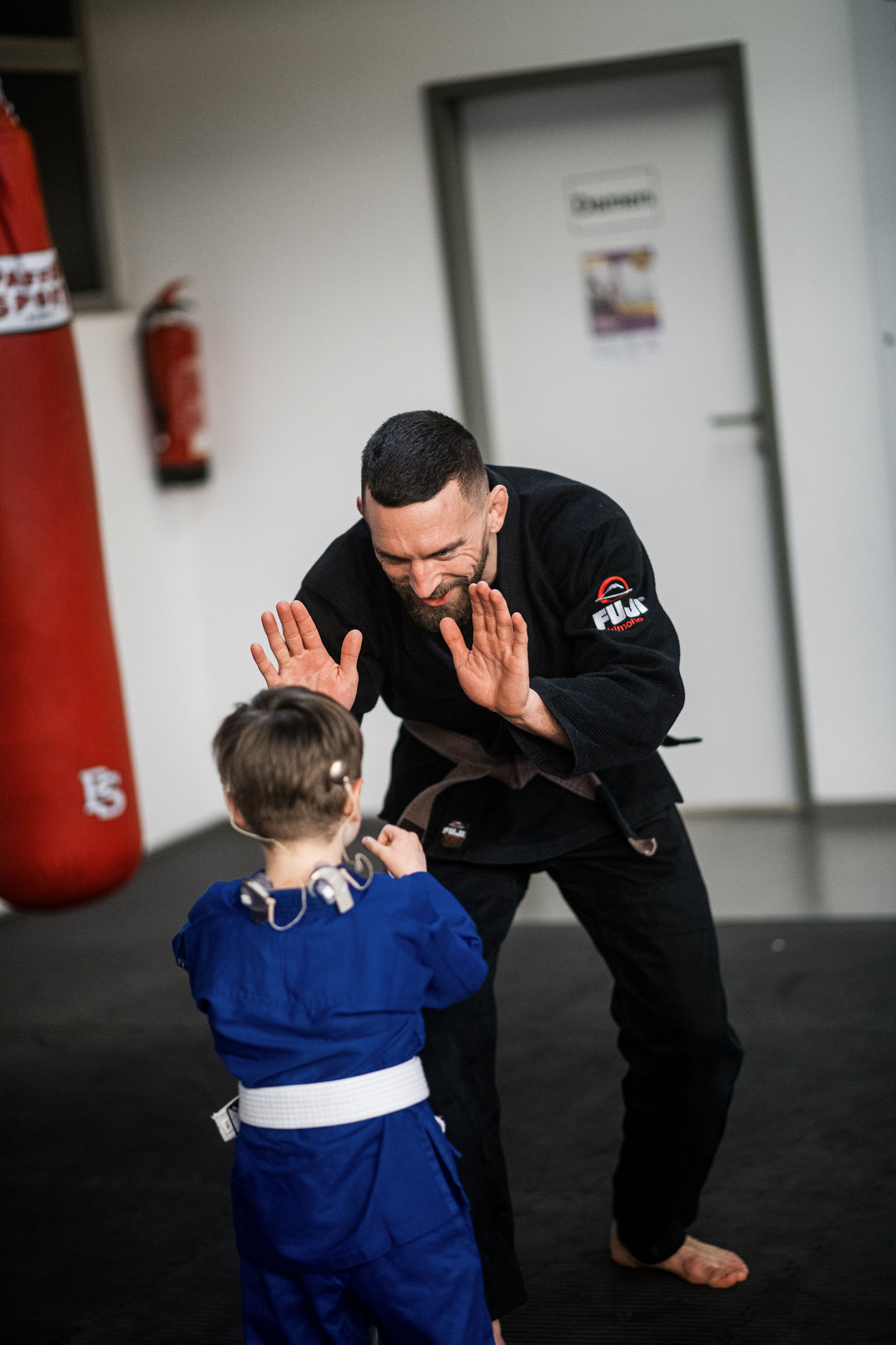 Kinder BJJ Training