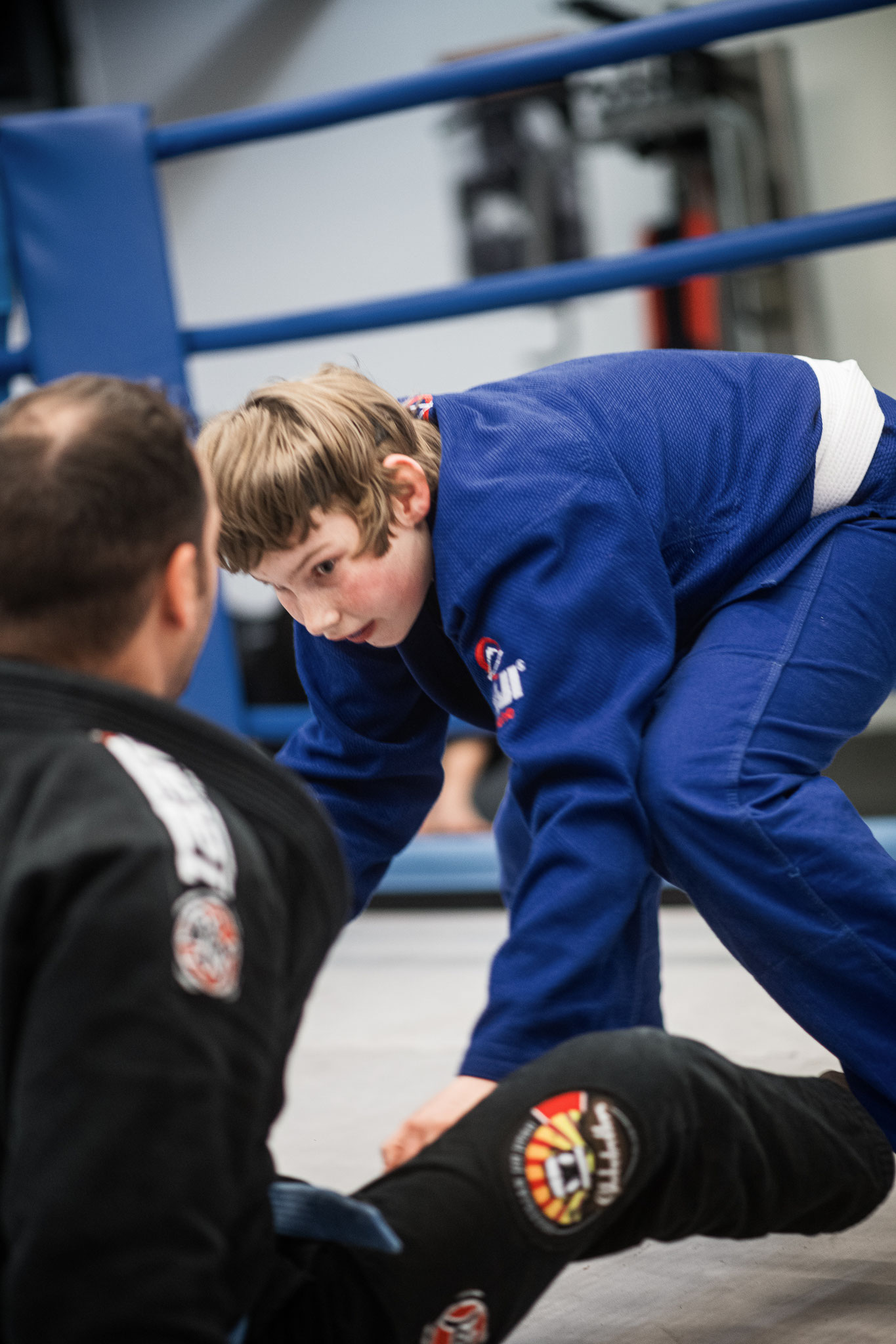 Kinder BJJ Training