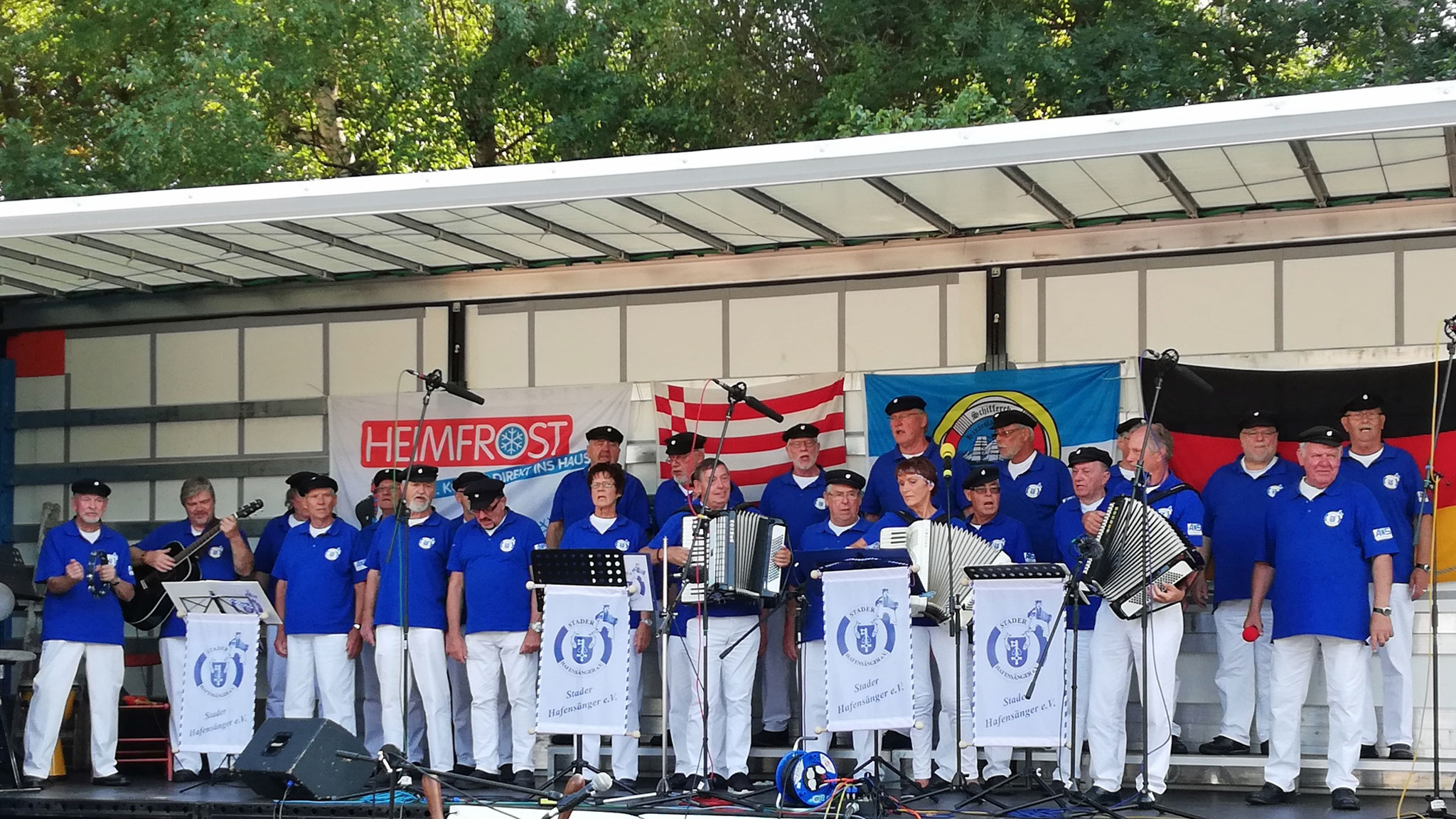 19.08.2018 - Einladung beim Schifferchor Rekum - 19. Singen unterm Mast - Foto: Tatjana Maaß -