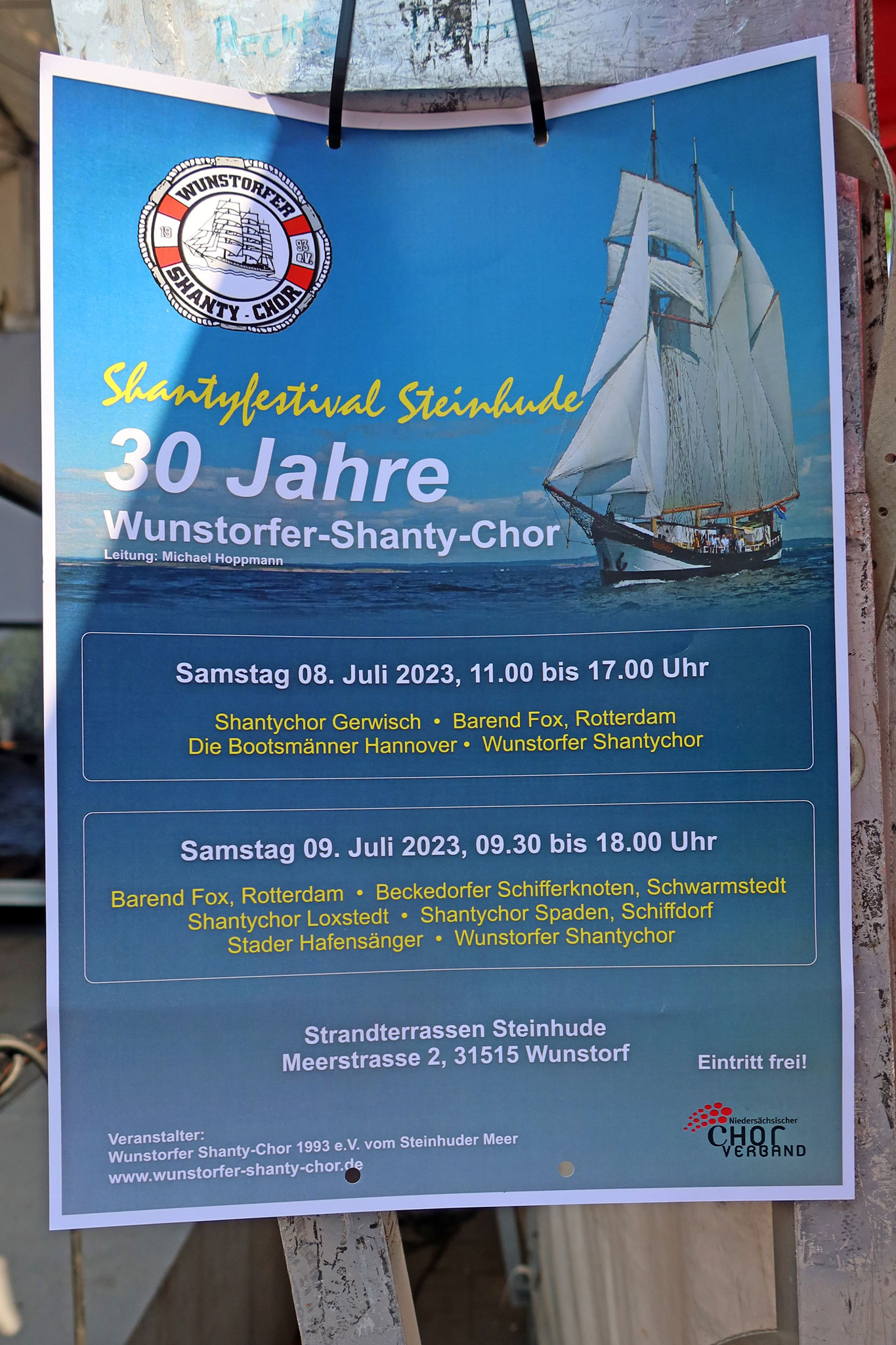 Einladung beim Wunstorfer Shanty-Chor ... 