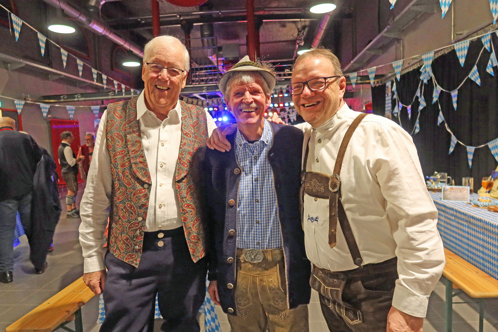 ..gut gelaunt - Dieter, Hans-Jürgen und Thomas..