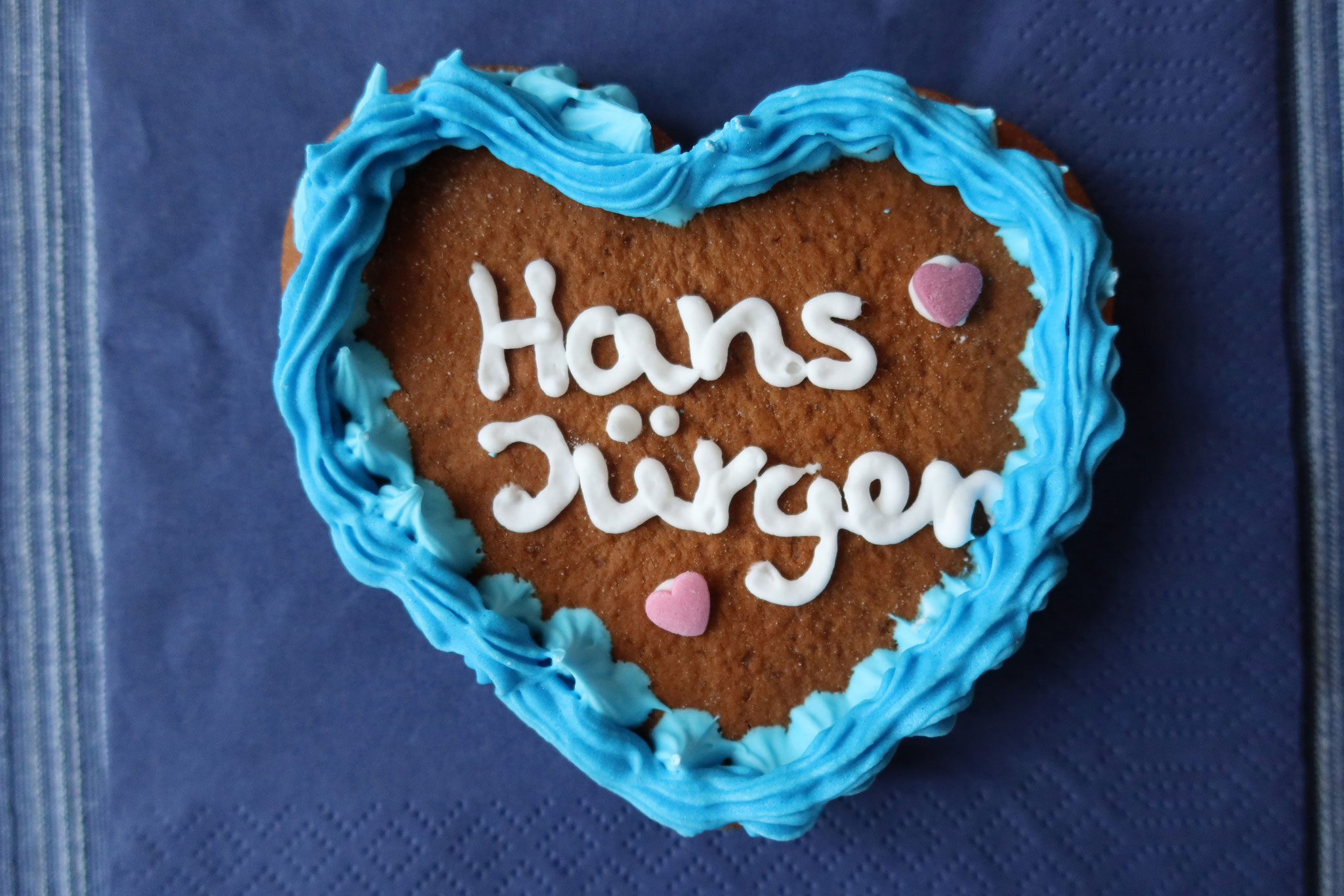 ..und für jeden Gast gab es ein "Herz", dass liebevoll hergestellt wurde..
