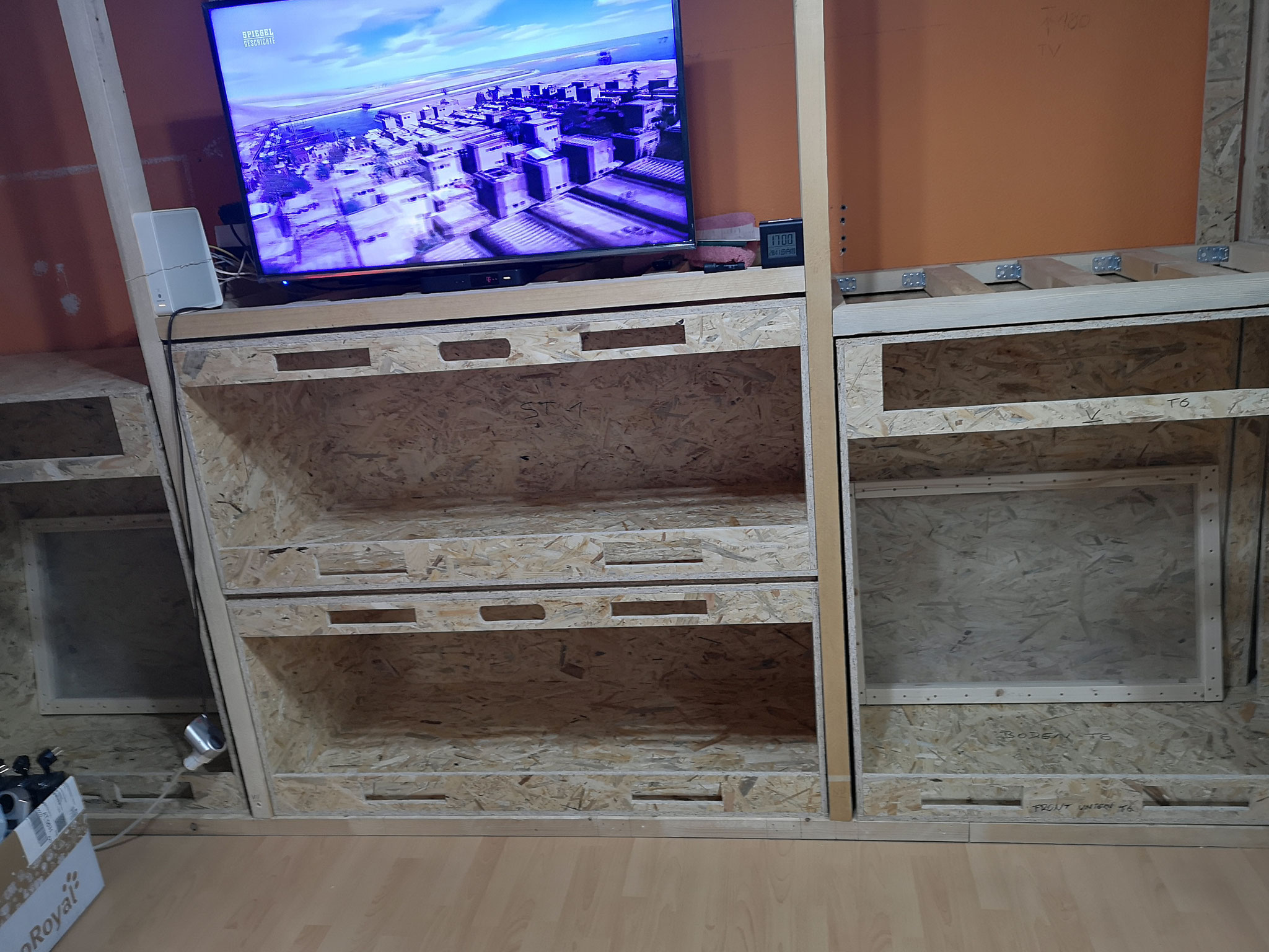 OSB3 Zusammenbau ST1 und ST2 fertig!