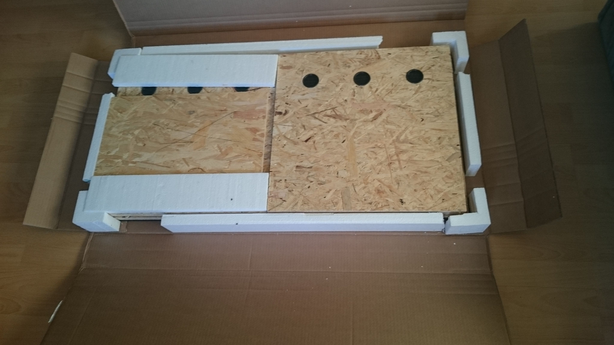 Terrarienbausatz 1 auspacken