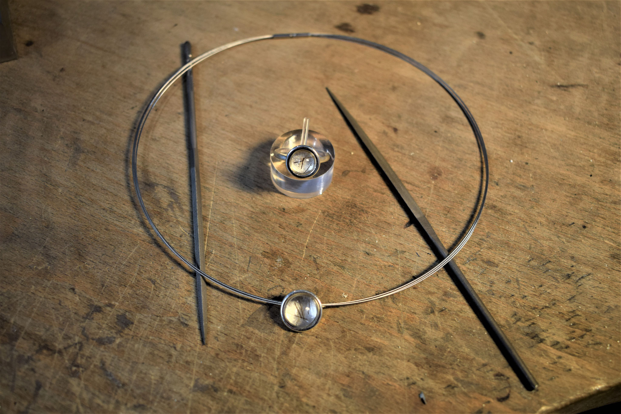 Schmuck mit Haar