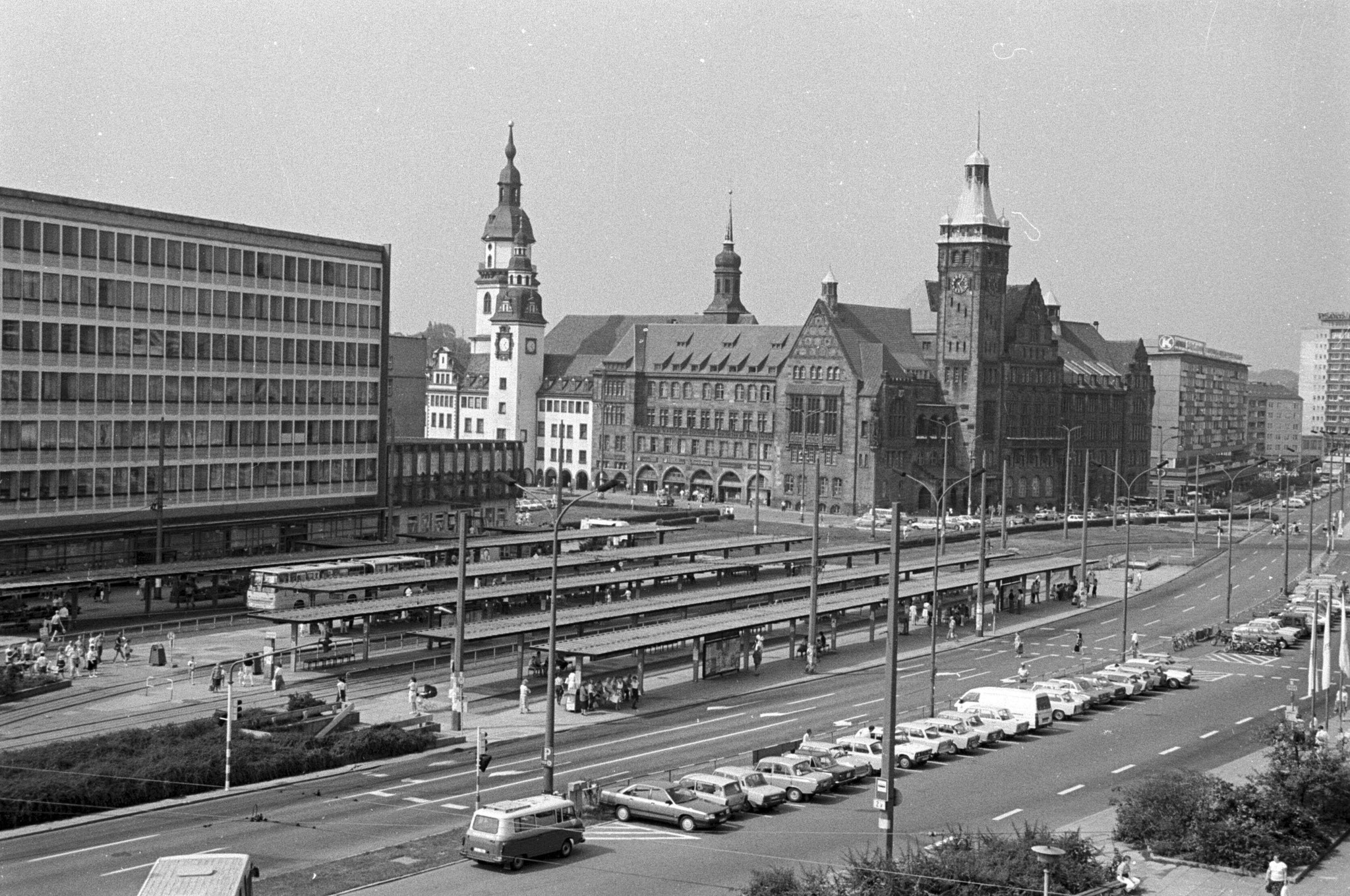 Szeneort "Zentralhaltestelle" Karl-Marx-Stadt - 1981