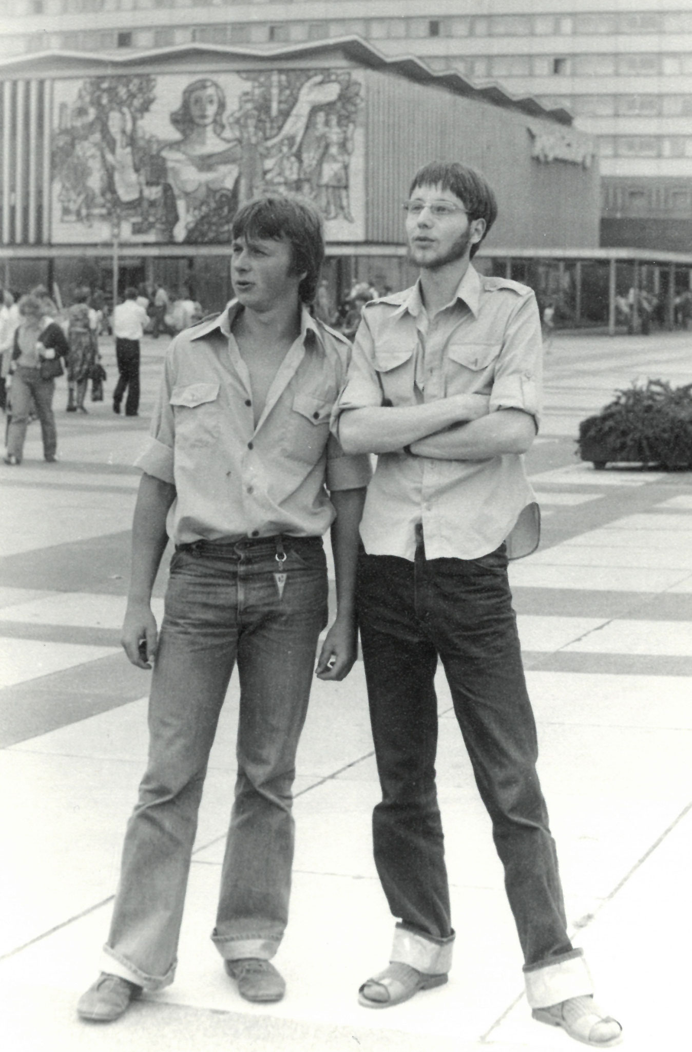 Mit Freund in Dresden - 1977