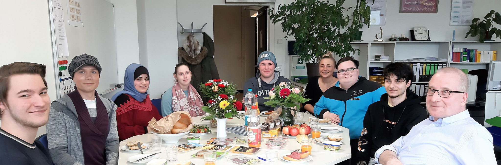 Die Teilnehmer der "Tafelrunde" - 27.03.2019