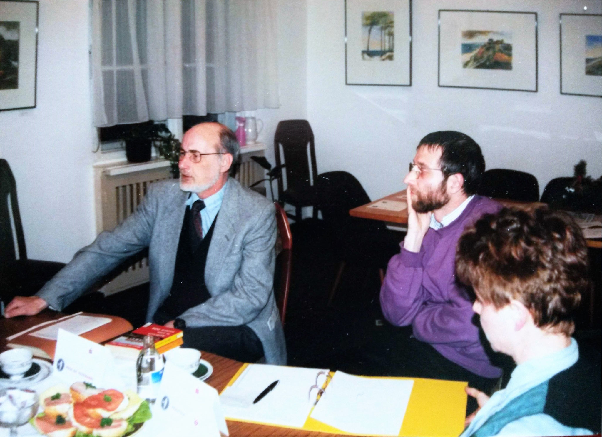 Auftaktsitzung des phil. Gesprächskreises mit Prof. Dieter Pasemann (UNI Halle-Wittenberg) - Dezember 1995