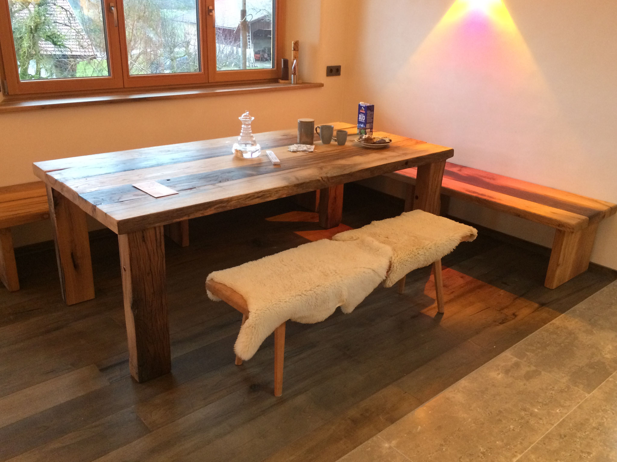 Die Holzwerft Altholztisch Eiche