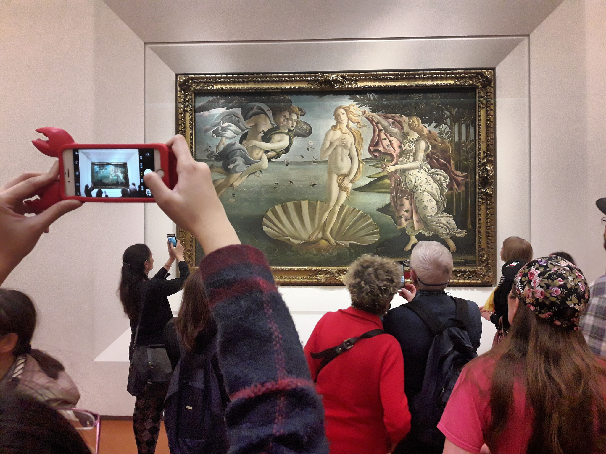 De Geboorte van Venus, Galleria degli Uffizi