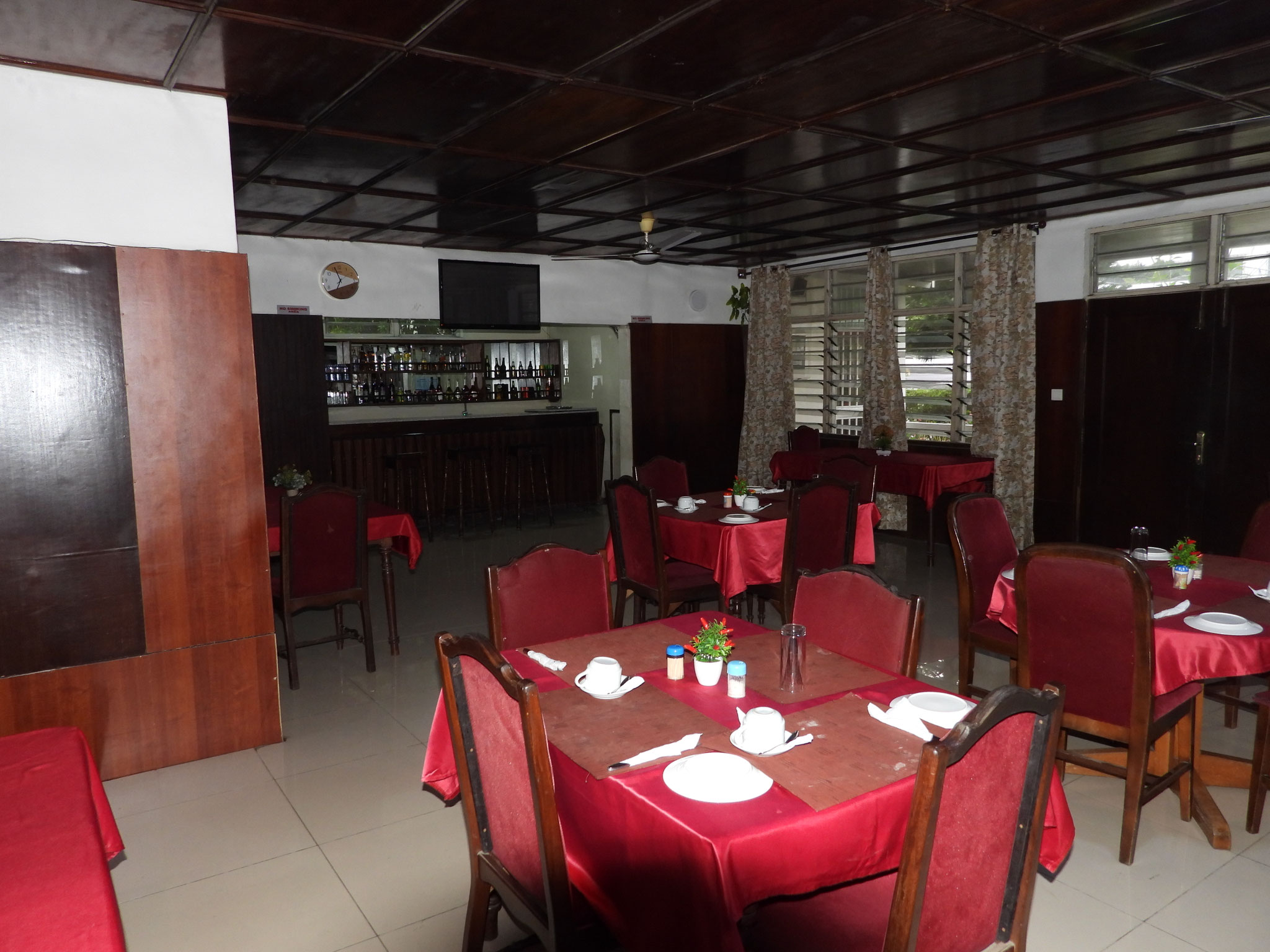 Im Hotel Bye Nyame in Accra.