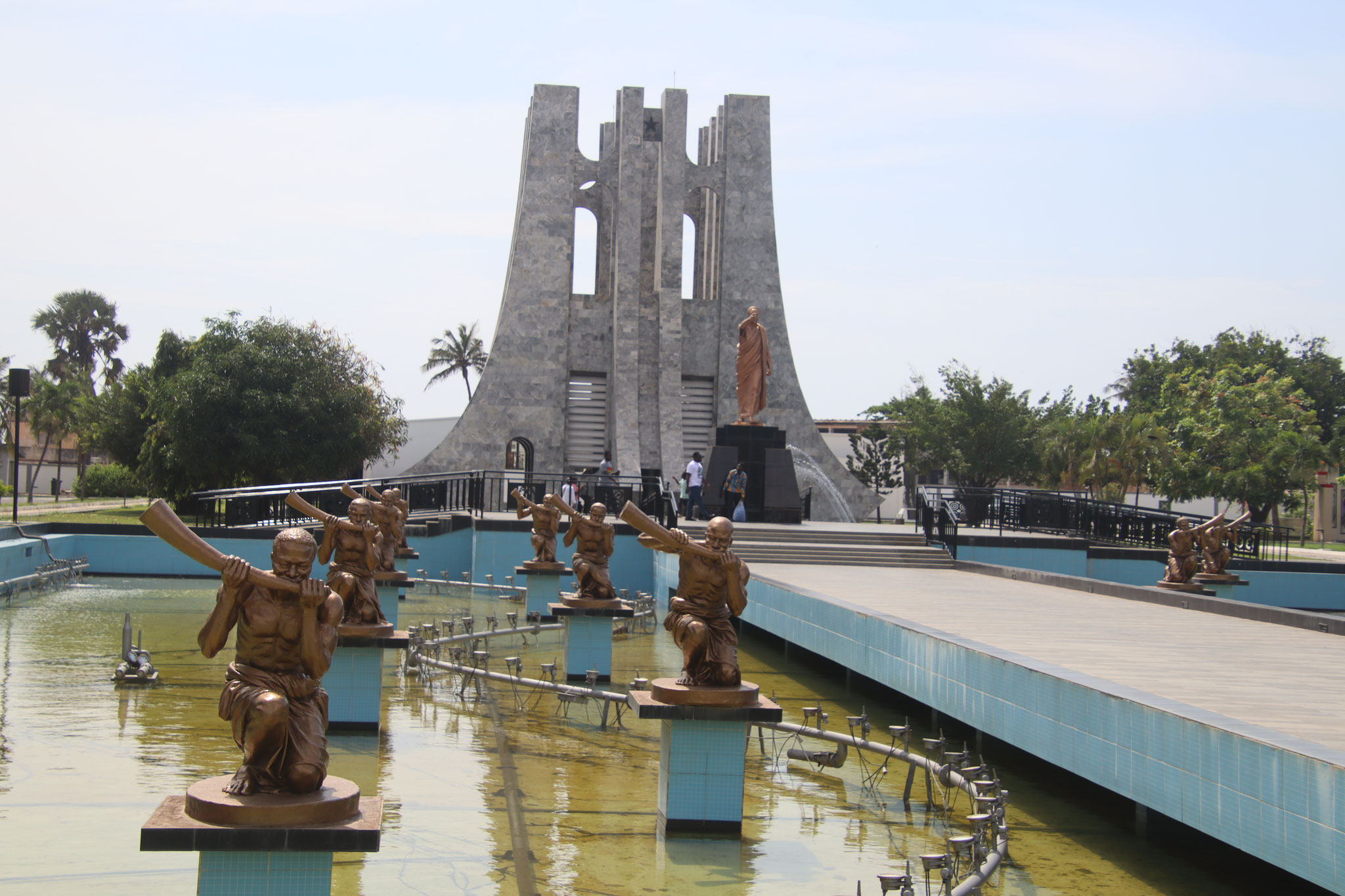 Im Mausoleum von Kwame Nkruma.