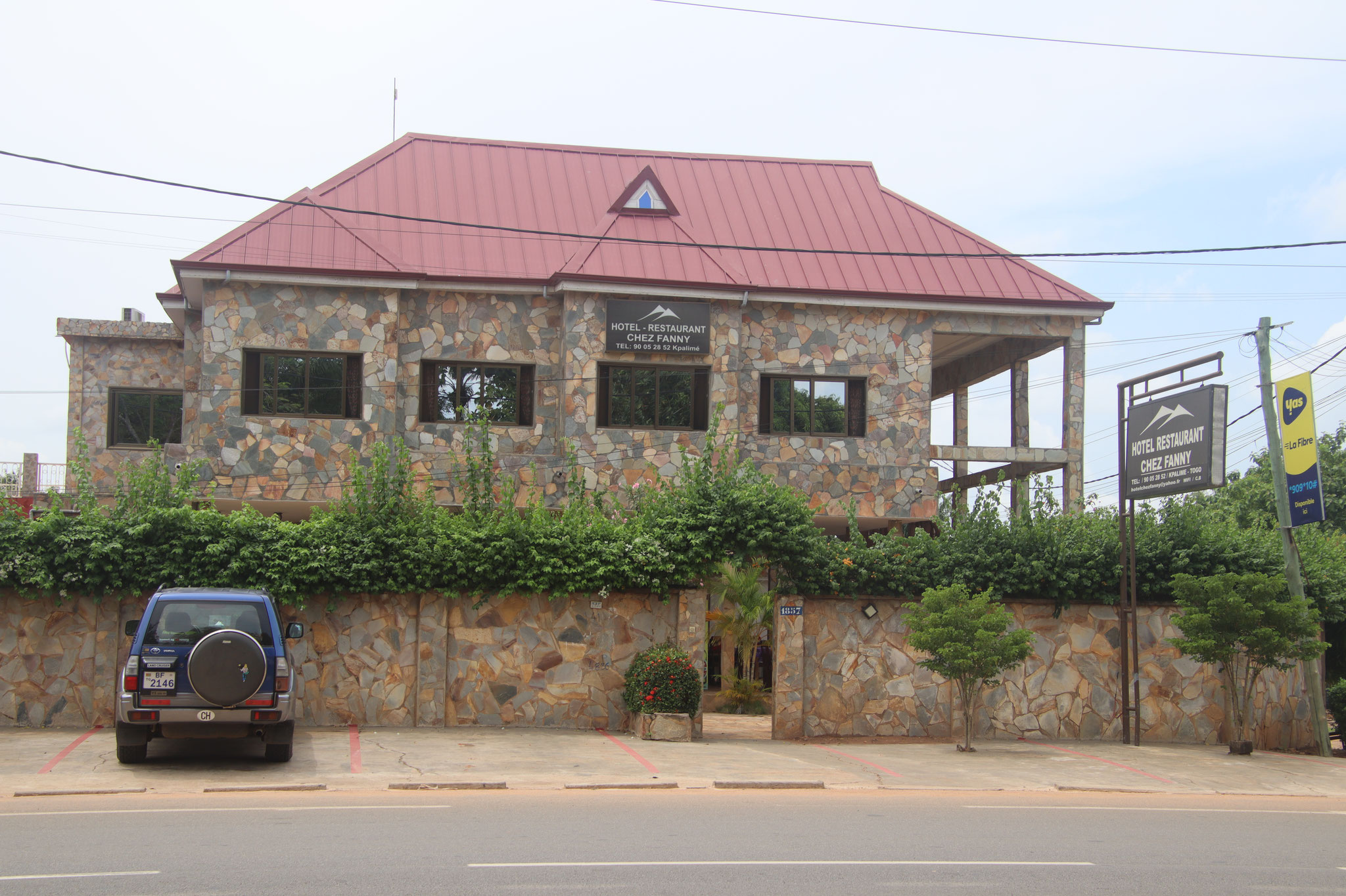 Hotel Restaurant Fanny in Kpalime.