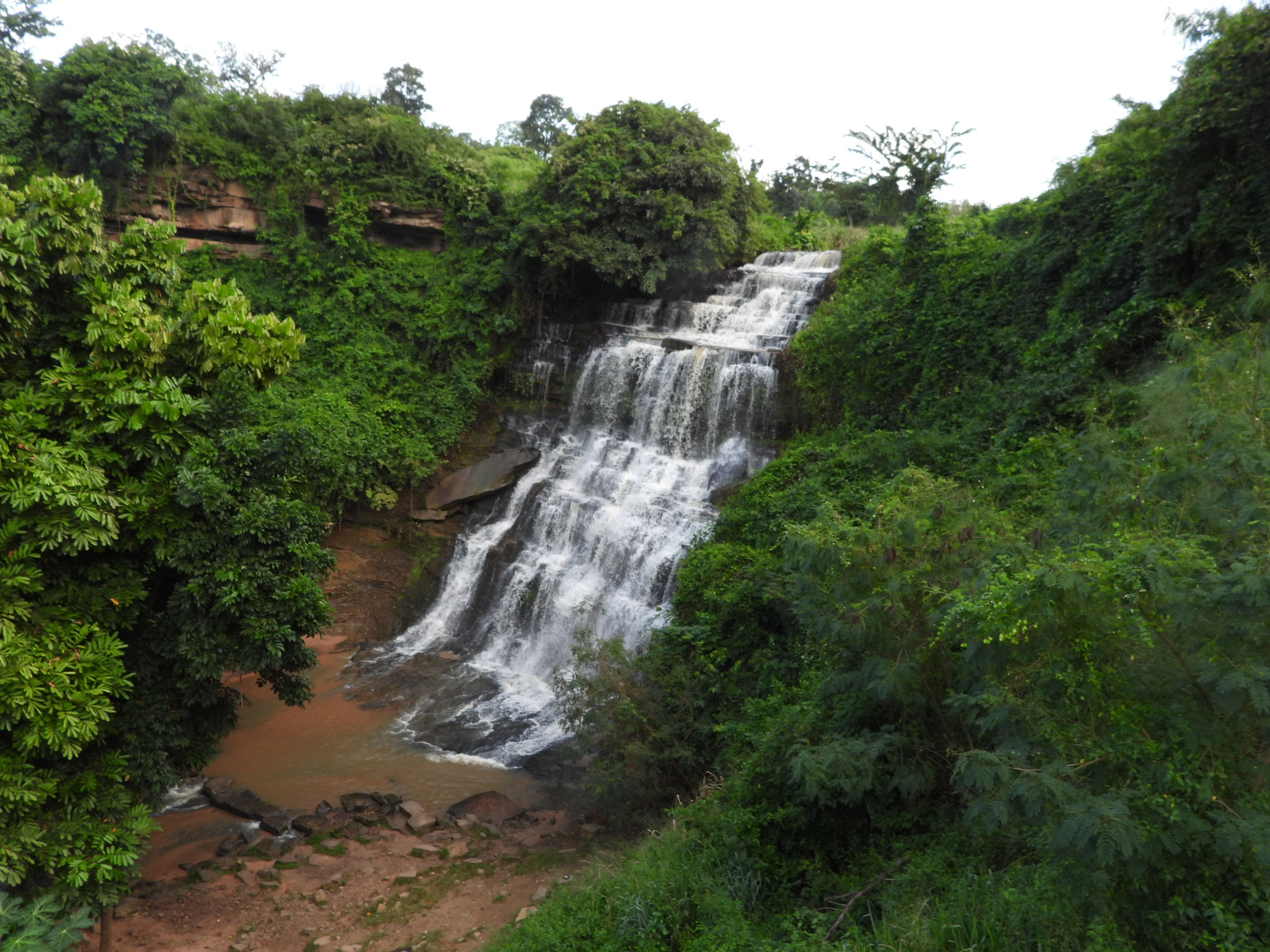 Wasserfall Kintampo.