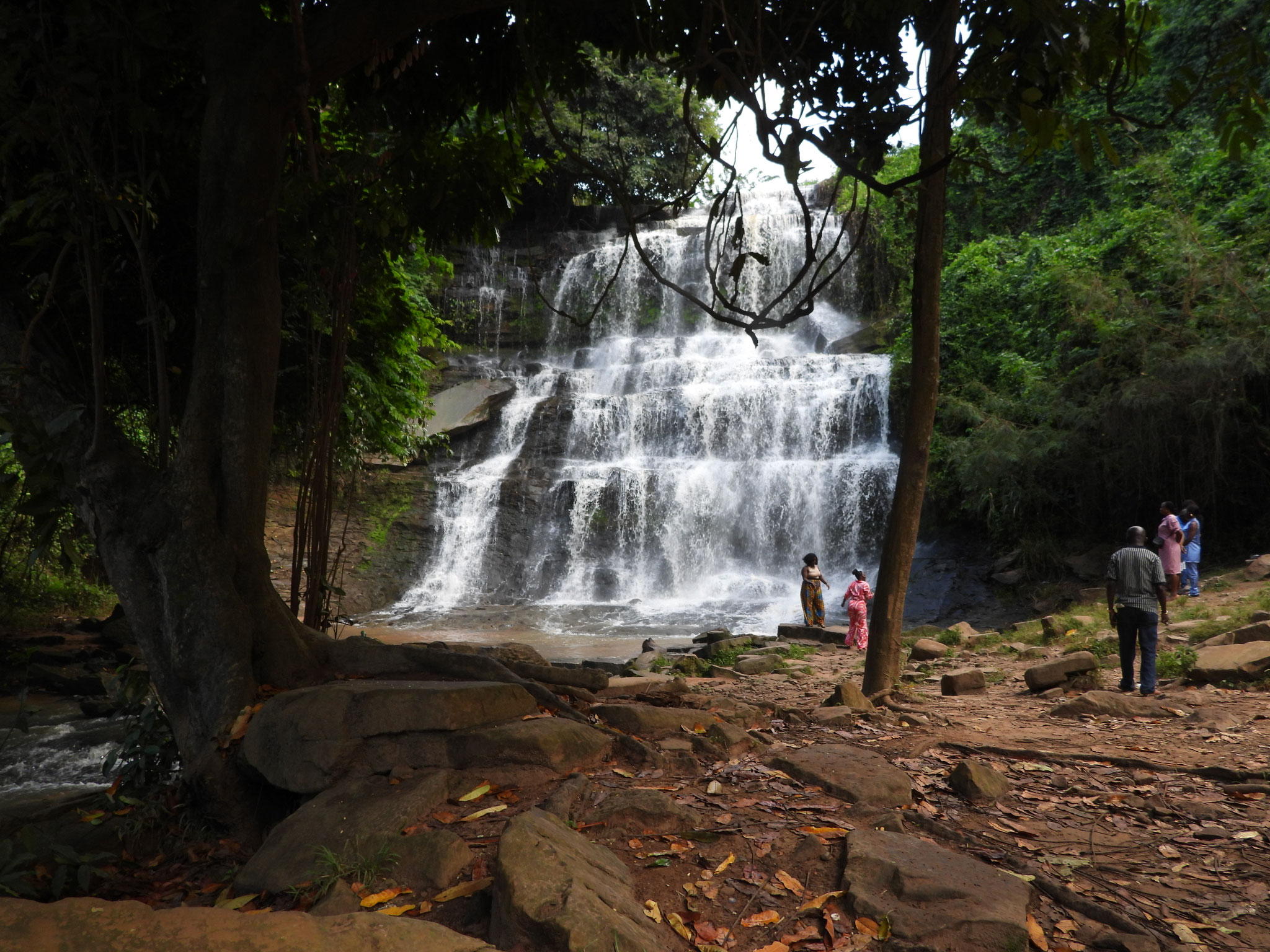 Wasserfall Kintampo.