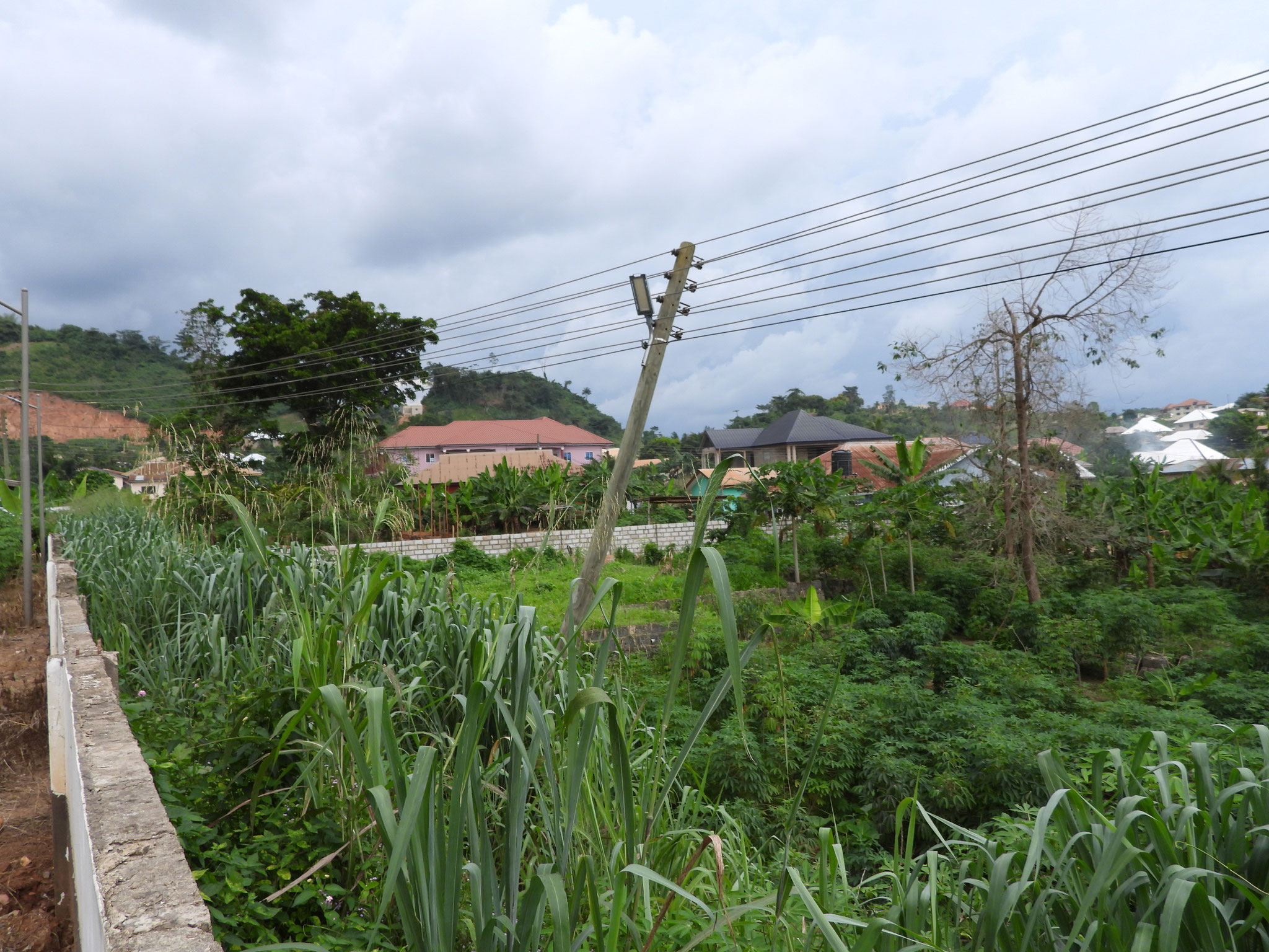 Zwischen Accra und Kumasi.