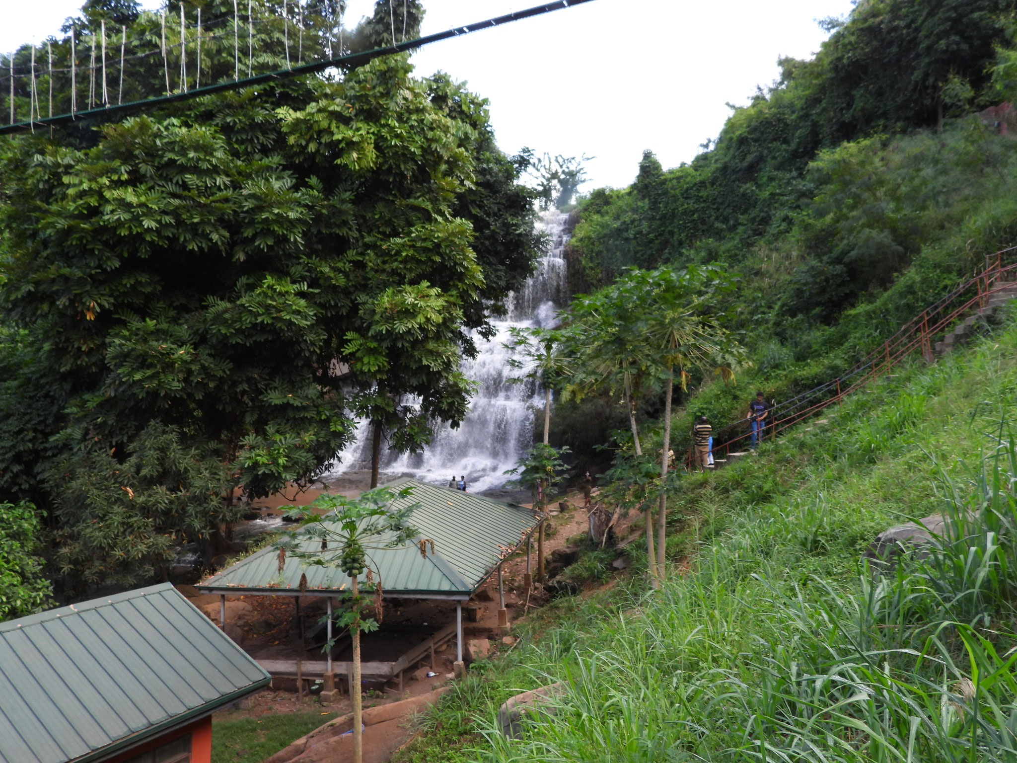 Wasserfall Kintampo.