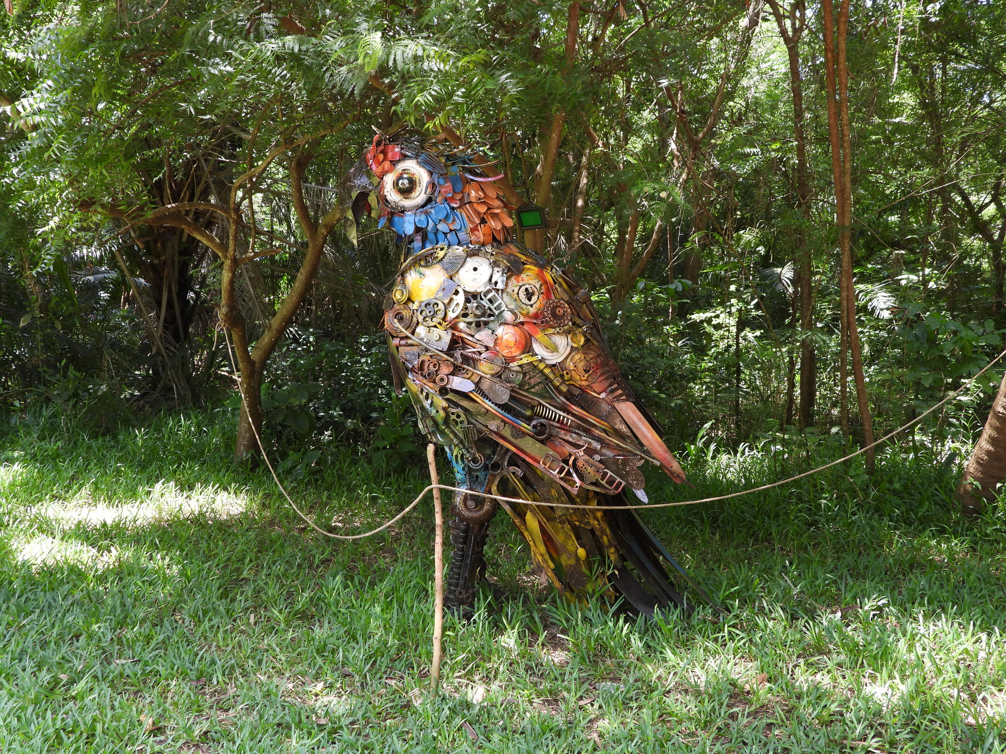 Eisenskulptur.