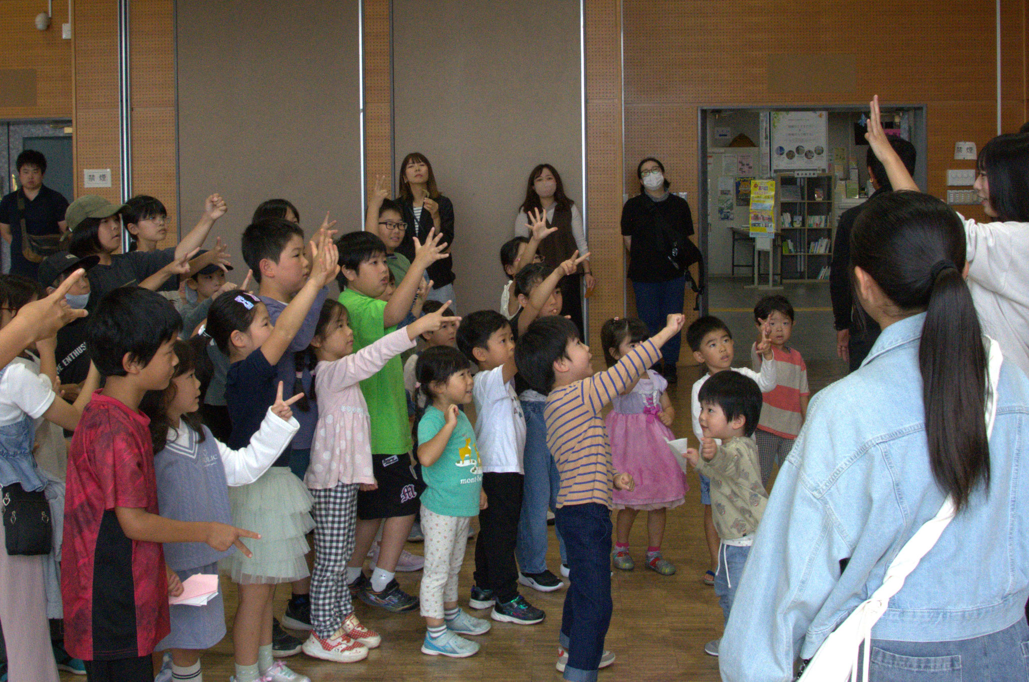 表彰式準備の間にじゃんけん大会