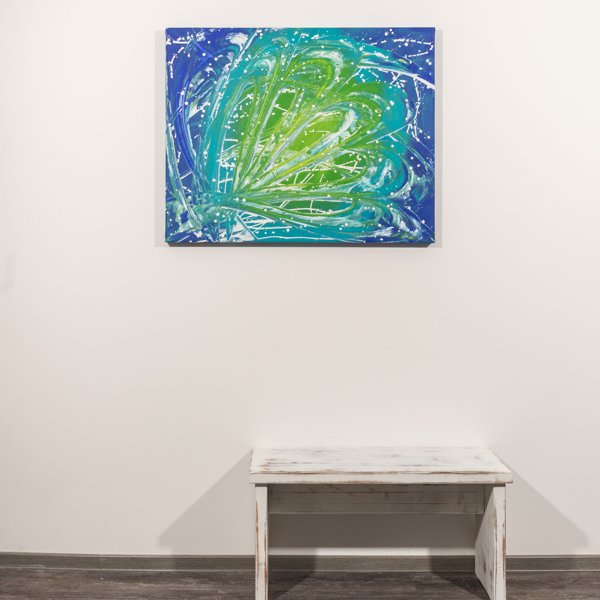 # 87 Pfau ´21                                 80 x 100cm
