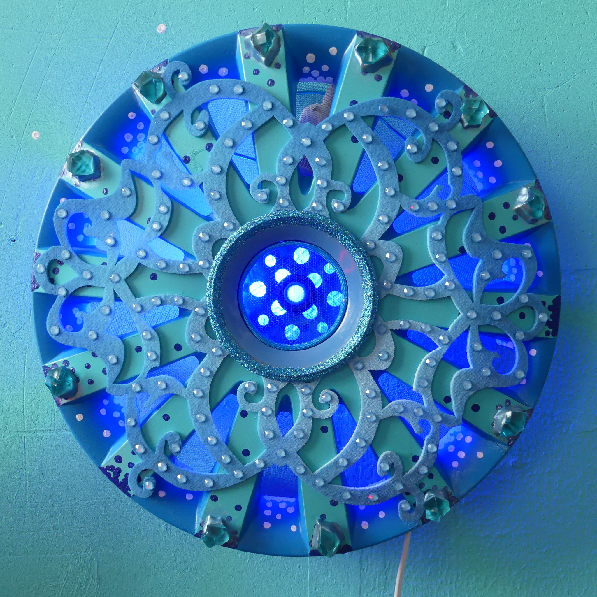 JUPITER Wheel Cover, Acrylics, Plastic Parts, Swarovski Rhinestones