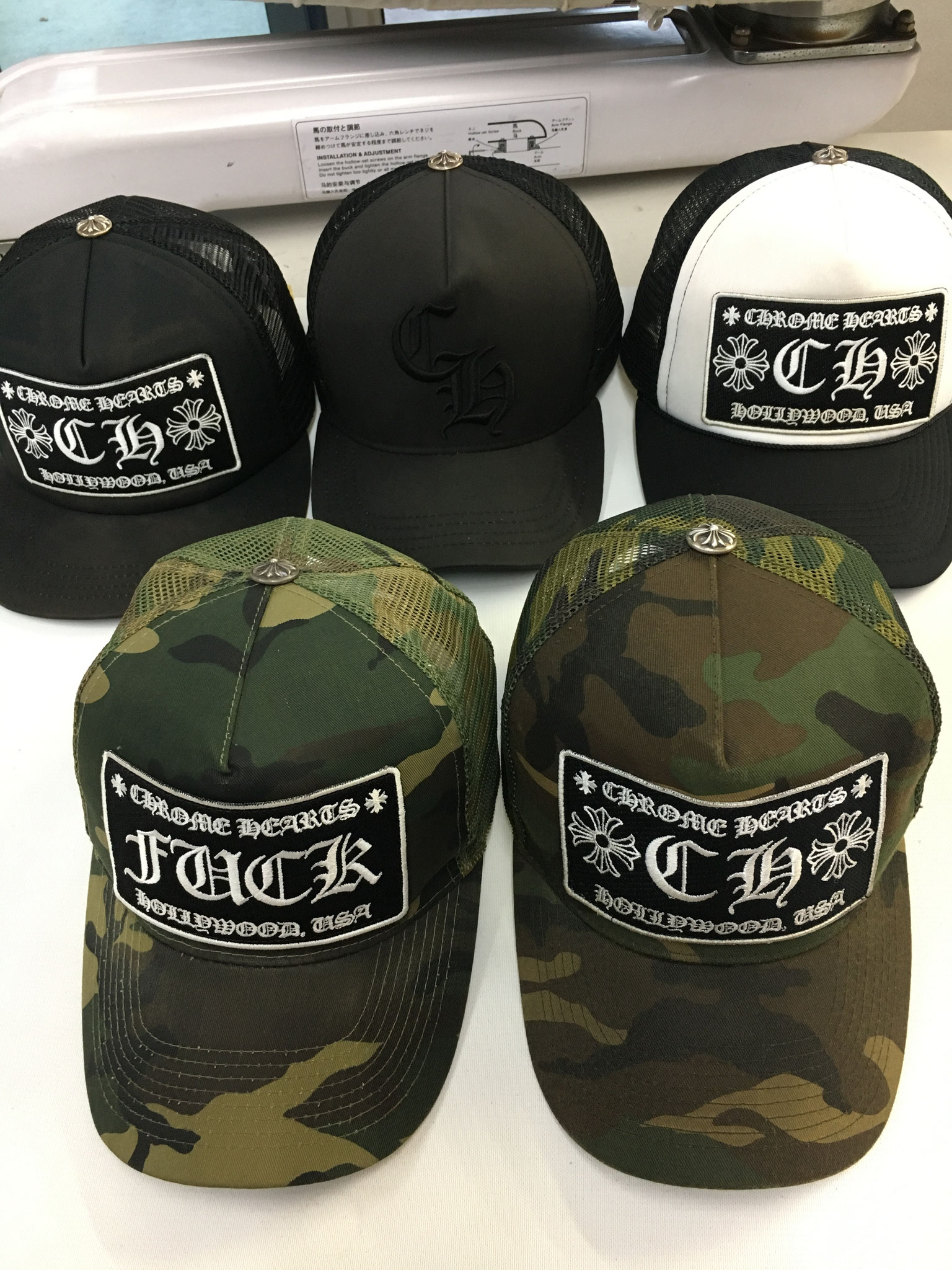 Chrome Hearts 帽子クリーニング クリーニング工房 ホワイト Chrome Hearts 帽子クリーニング クリーニング工房 ホワイト