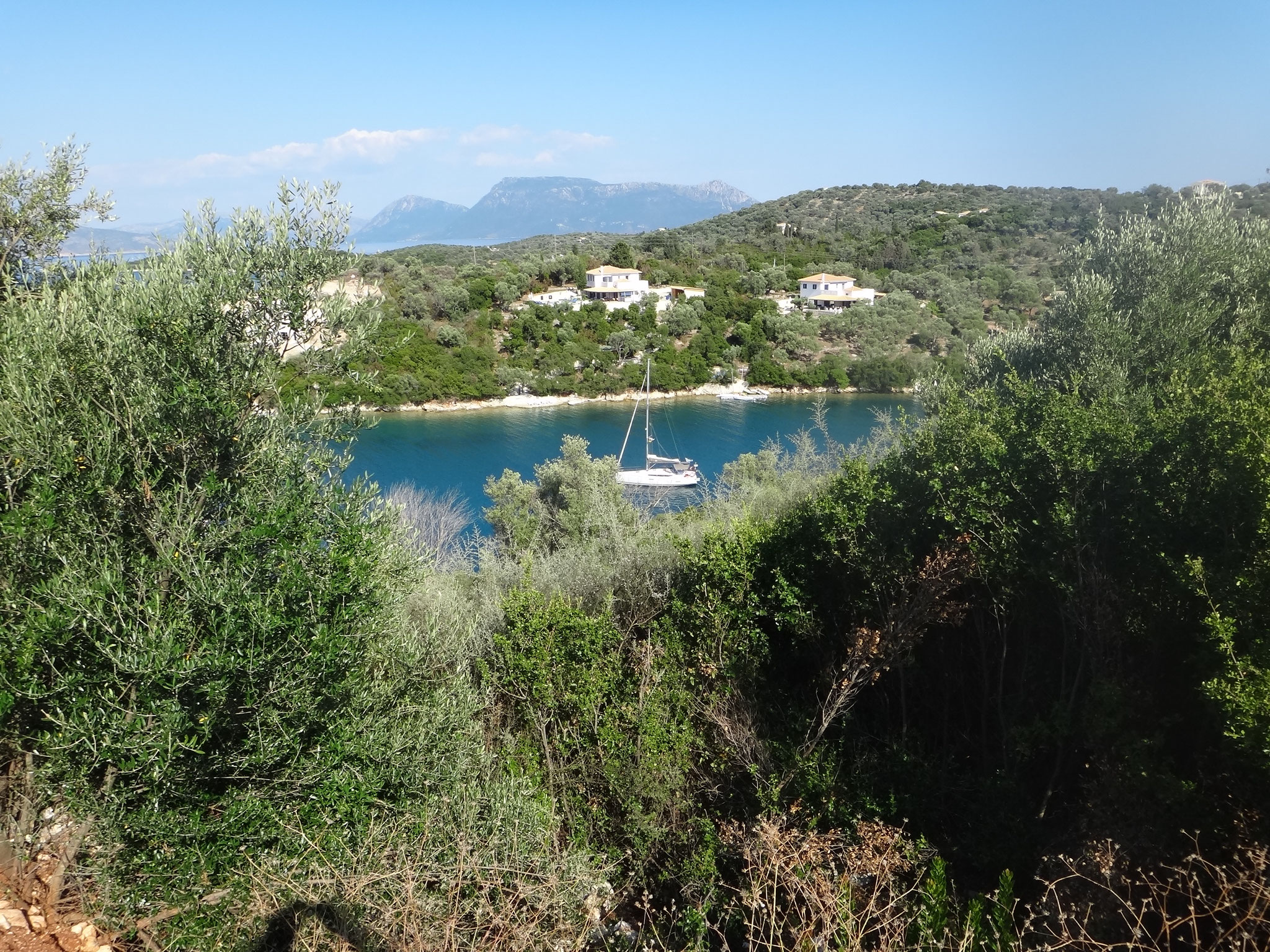 Ankern in den Buchten von Griechenland