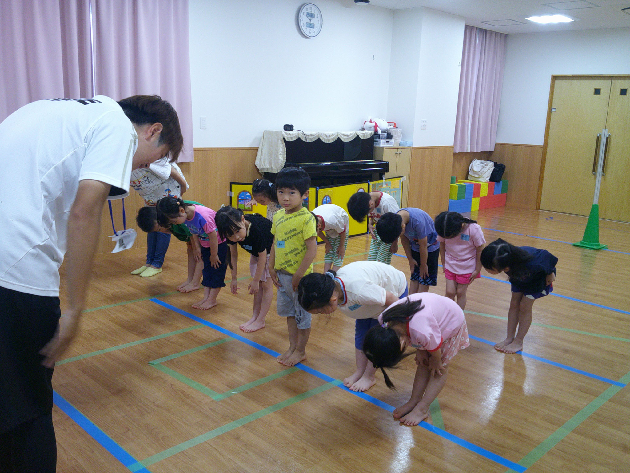 礼儀を大事にして活動にはいります。