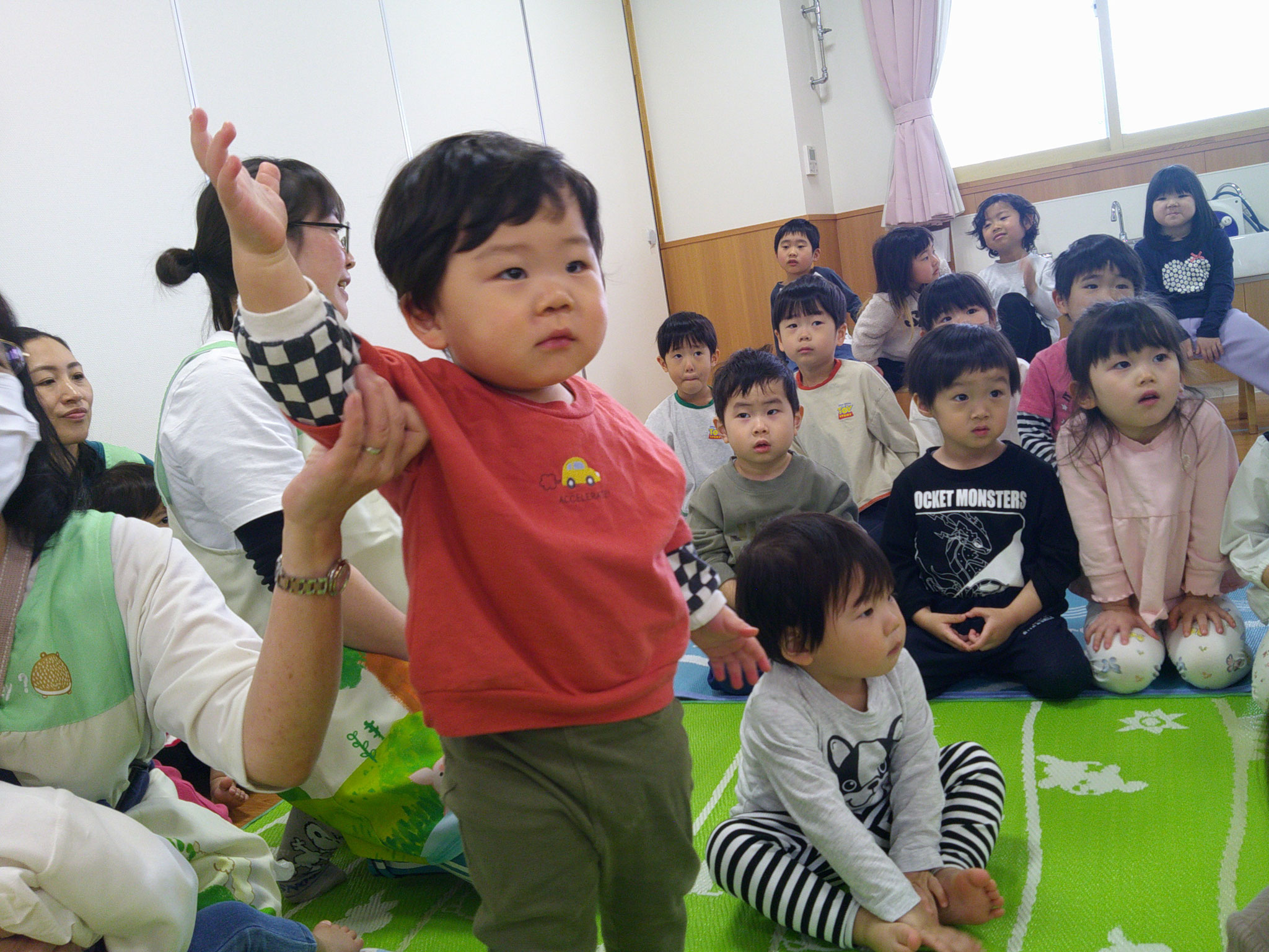 入園を祝う会・4月のお誕生会でした。