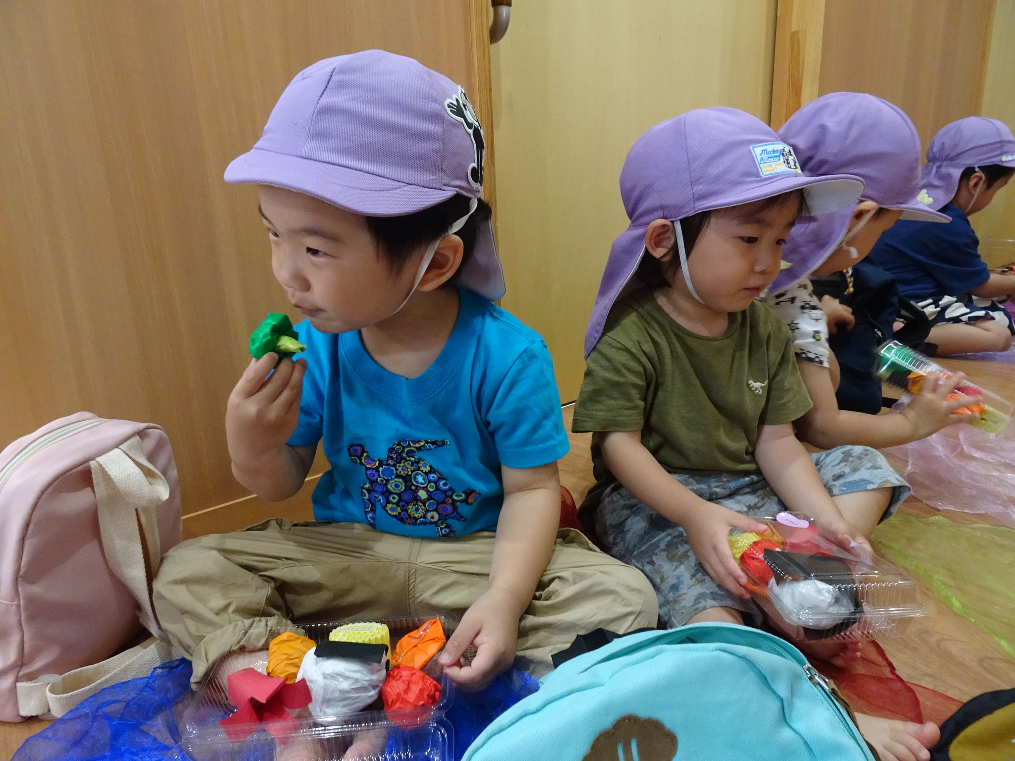 みんなでお弁当の時間♡おいしかったね。