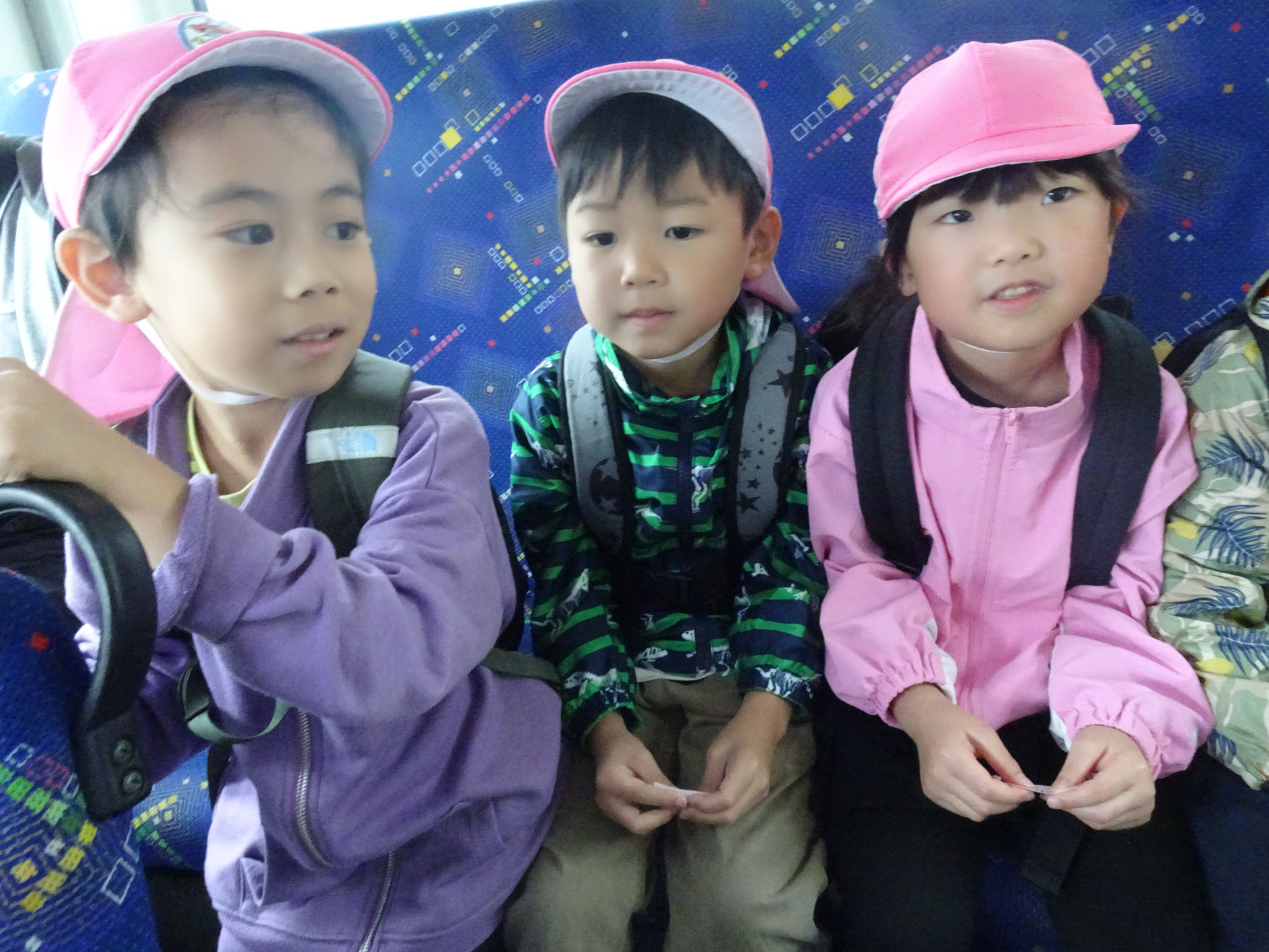年長組、小学校へ行く練習。第１回目。
