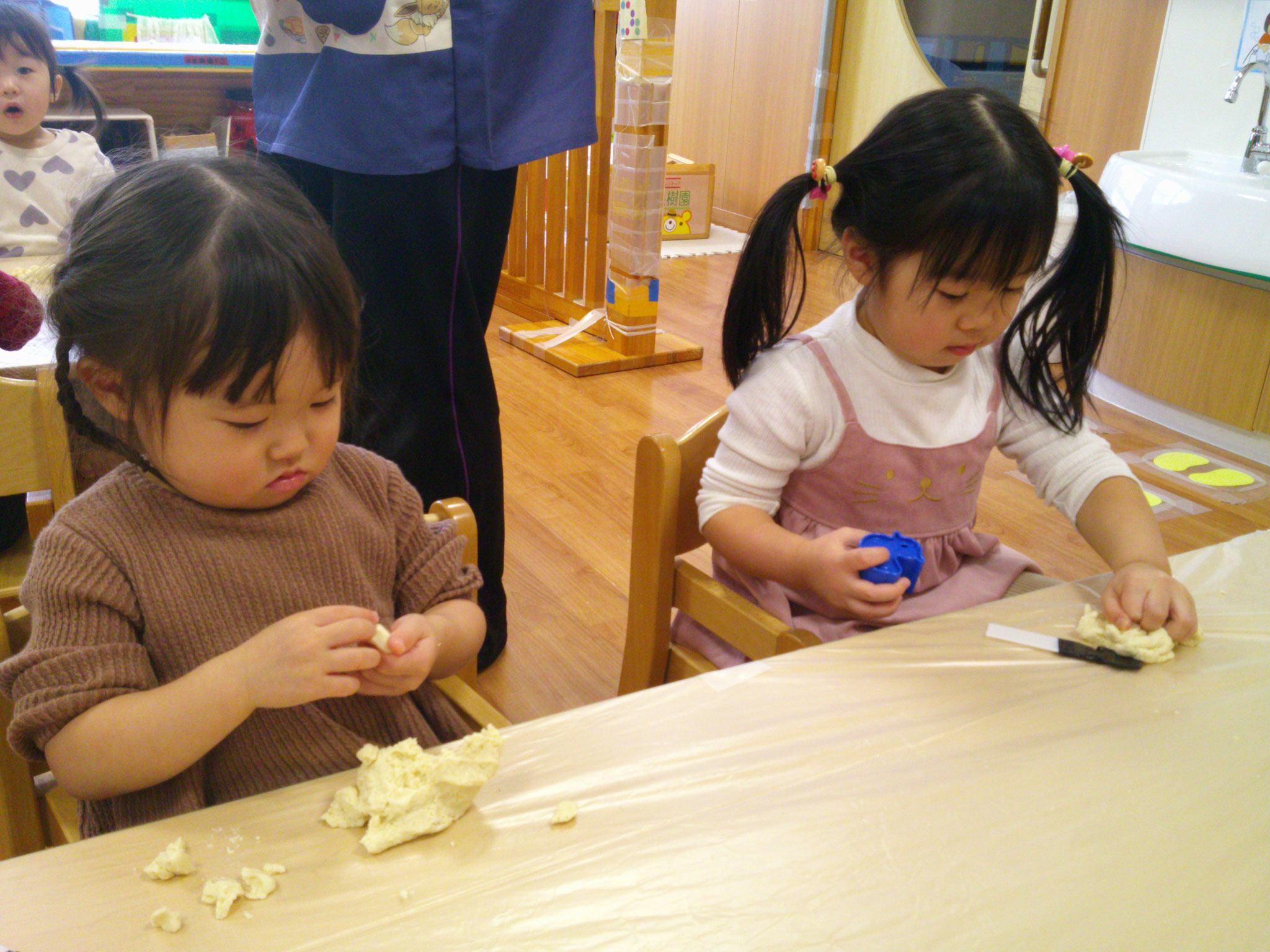 １歳児さん受け答えが上手になってきましたよ。