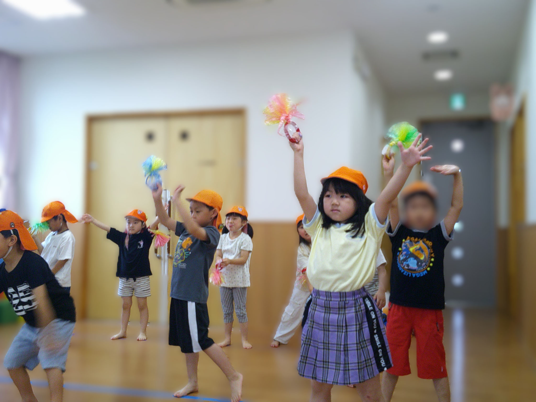 年長組は踊りも披露しました。