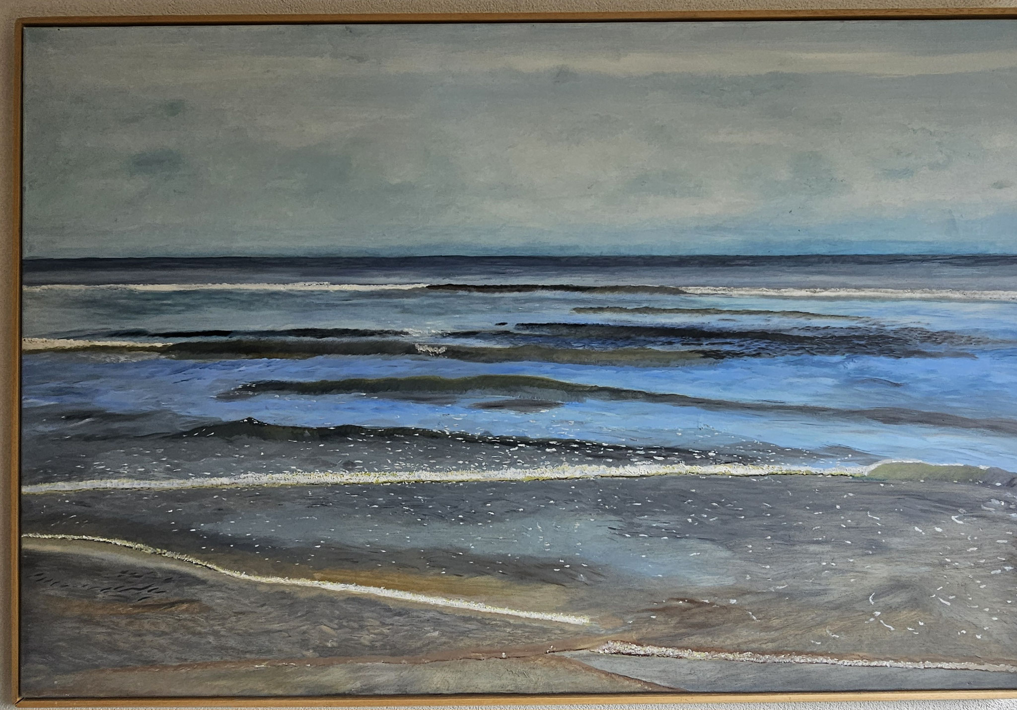 1. de zee van 22 februari 2026, olieverf 2026, 150-100