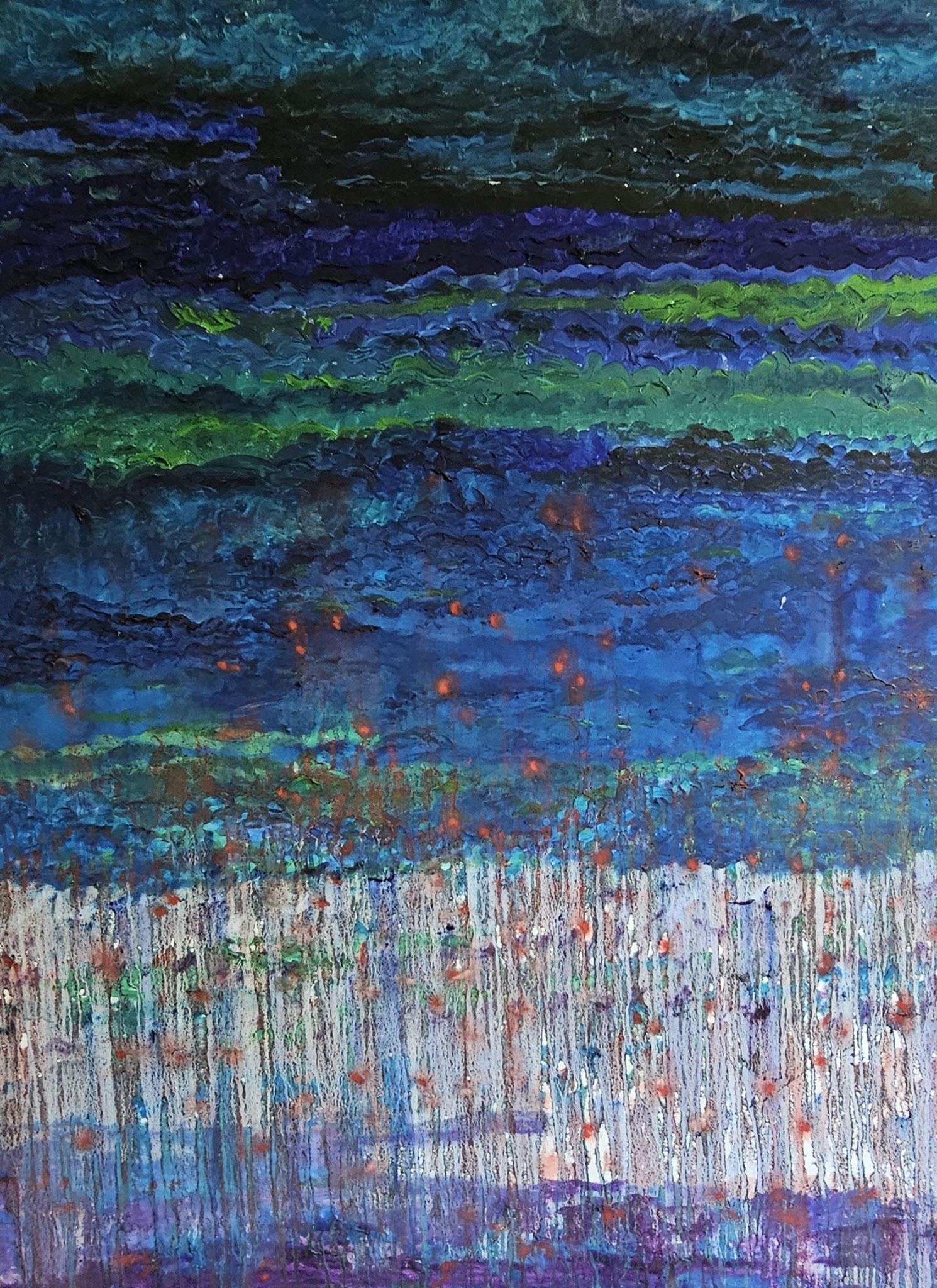 13. de huilende zee, olieverf 2017, 100-120 cm