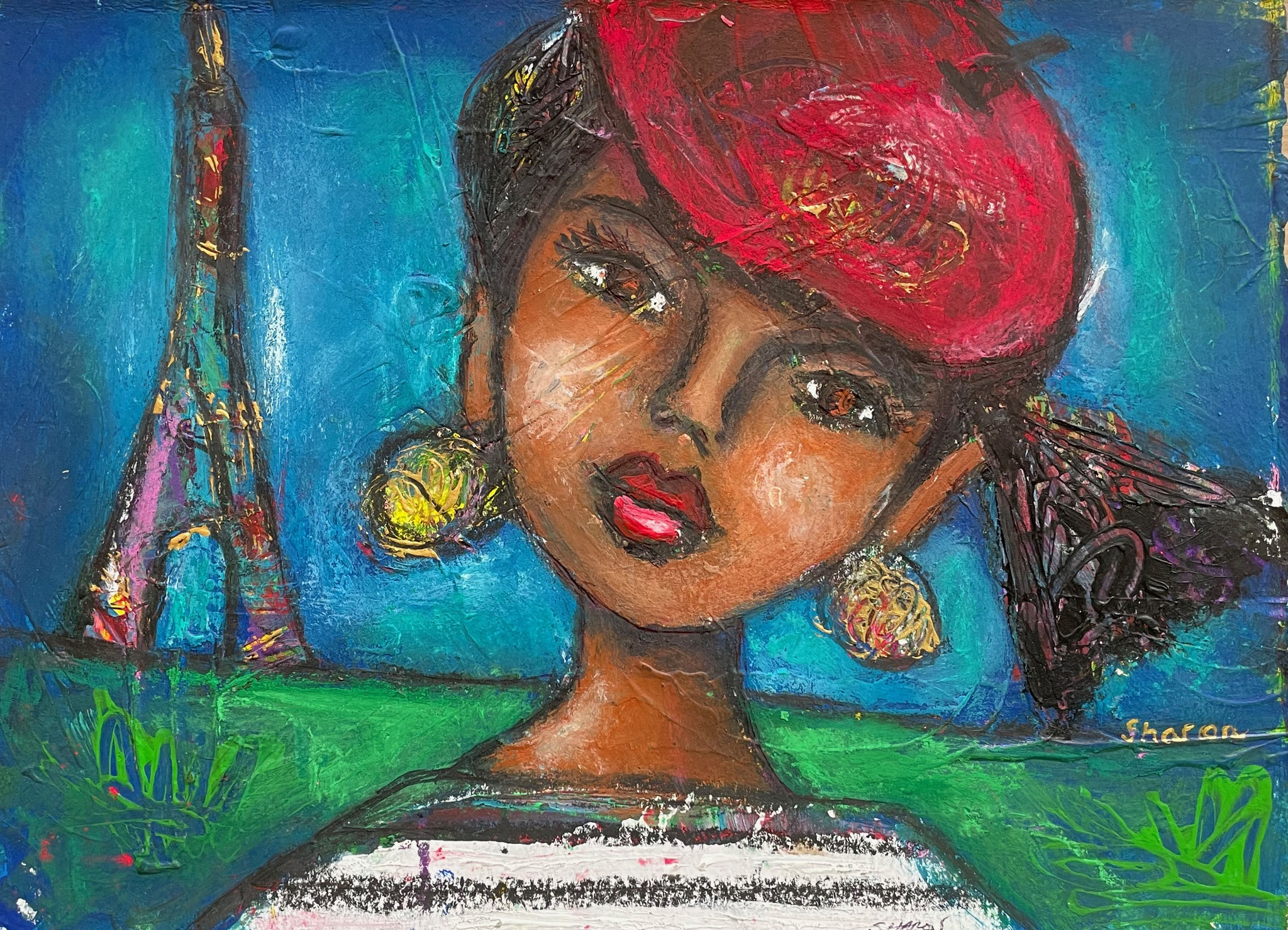 Girl In A Red Beret, Sold- California- United States