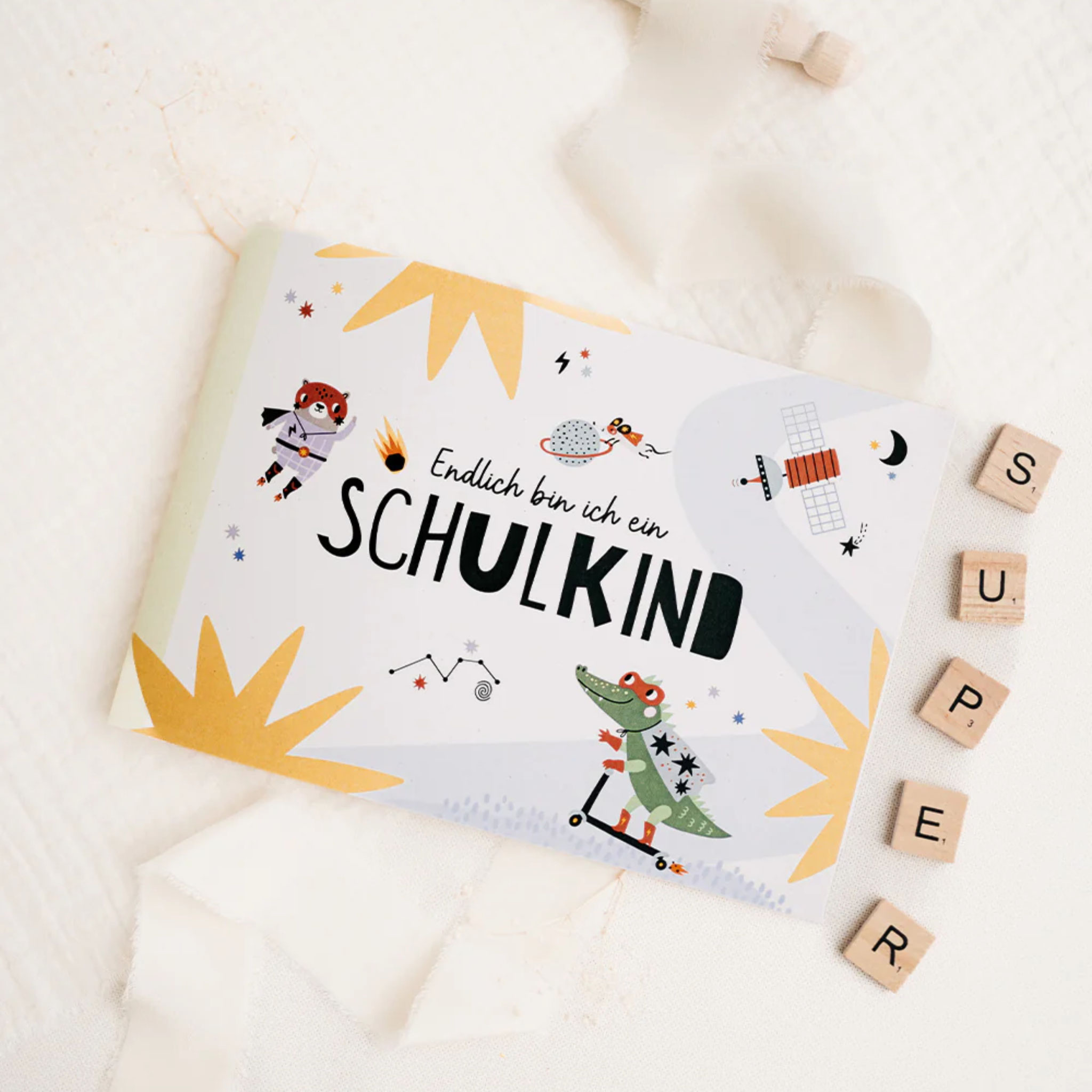 Schulbuch Superhelden  