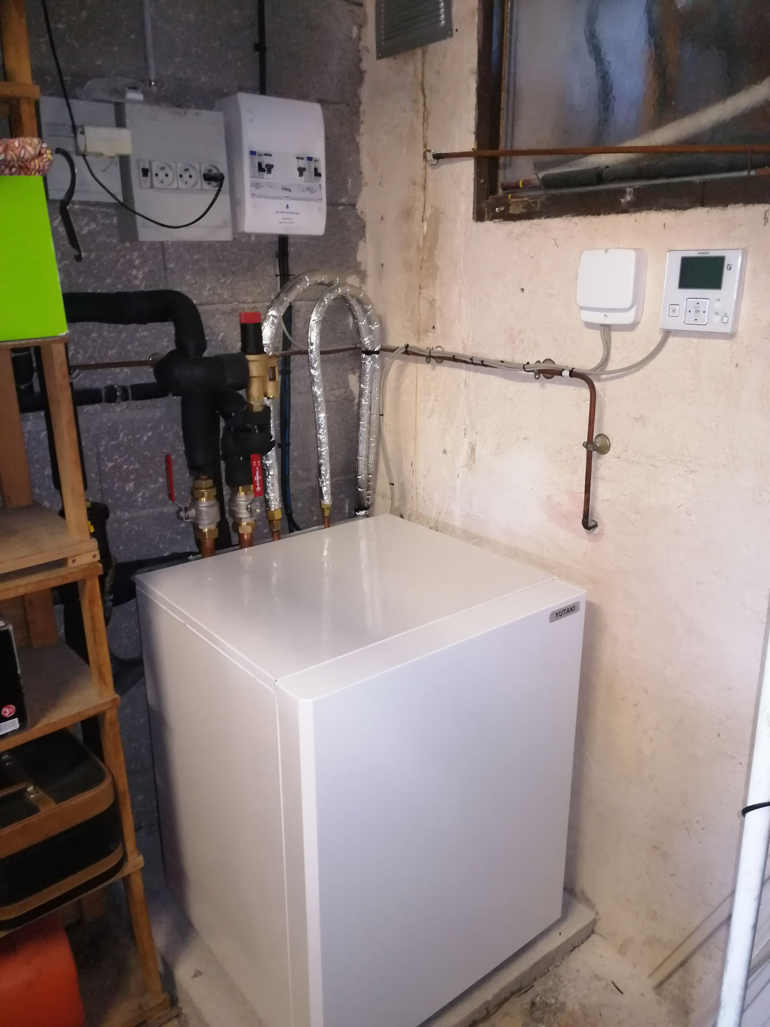 Mise en service : Loi d'eau par courbe - Pente 1,5