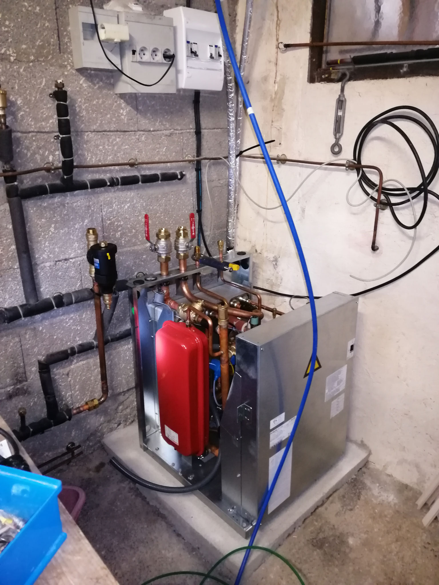 Pose sur socle module YUTAKI S80