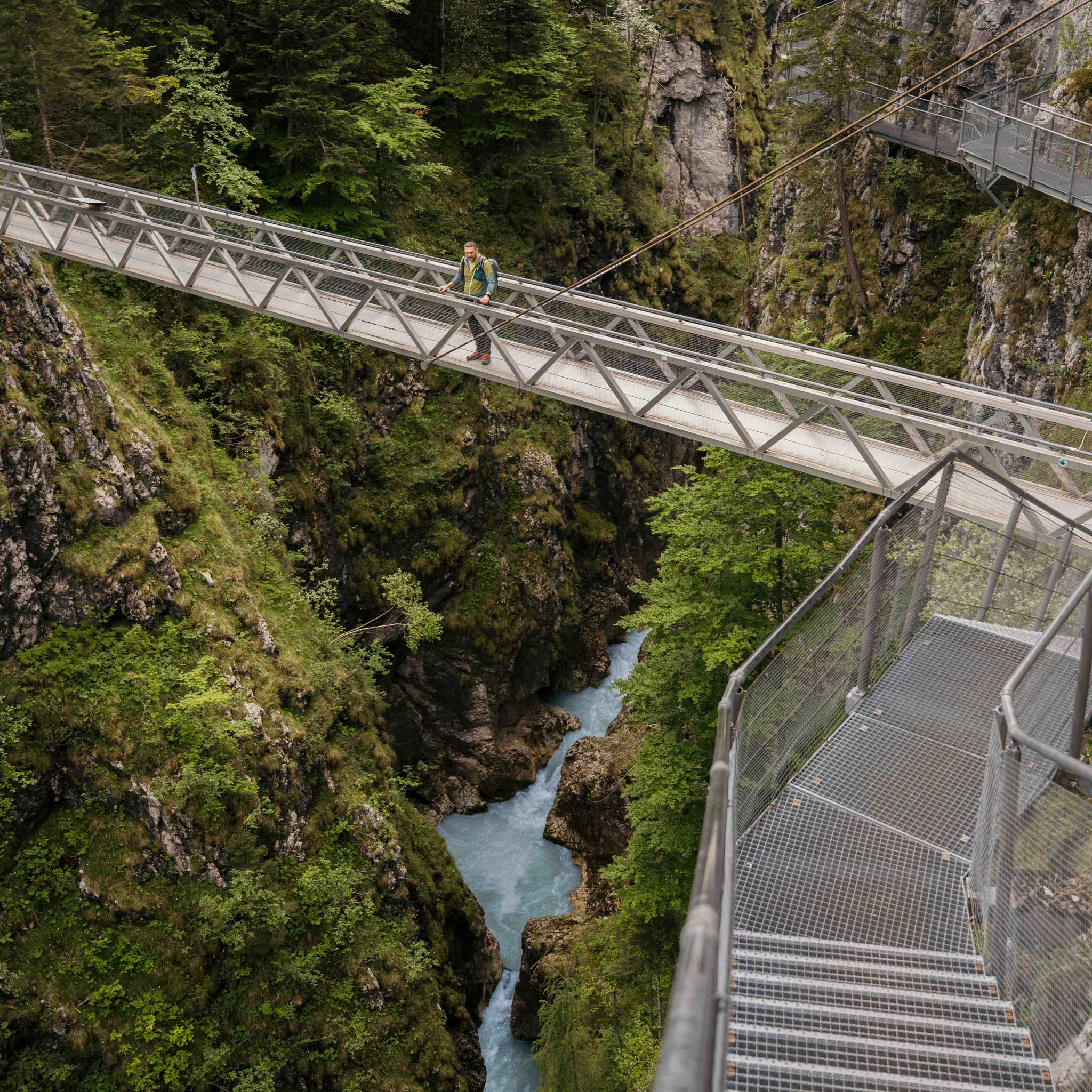 LEUTASCHER GEISTERKLAMM UND WASSERFALLSTEIG Rundwanderung zwischen Tirol und Bayern