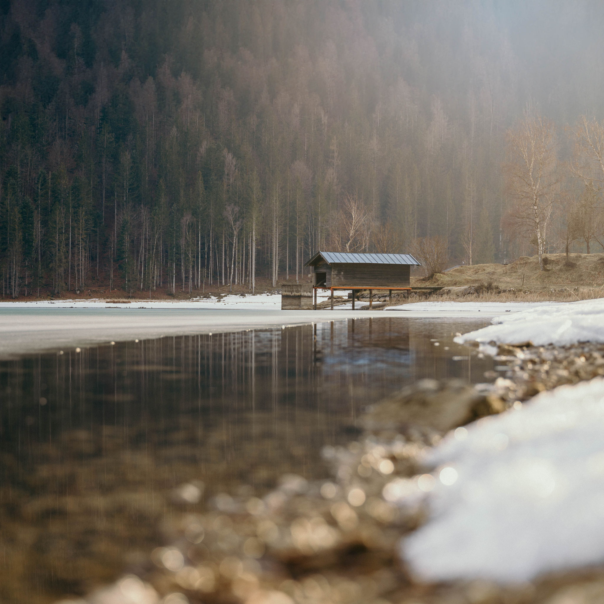 Wenn der Winter auf der einen Seite noch sein letztes Wort spricht und die Skifahrer talwärts schwingen, erwacht auf der Sonnenseite des Kaisergebirges schon der Frühling. Der Weg vom Hintersteiner See zur Walleralm wird dann zum Blütenschauspiel: Schneer