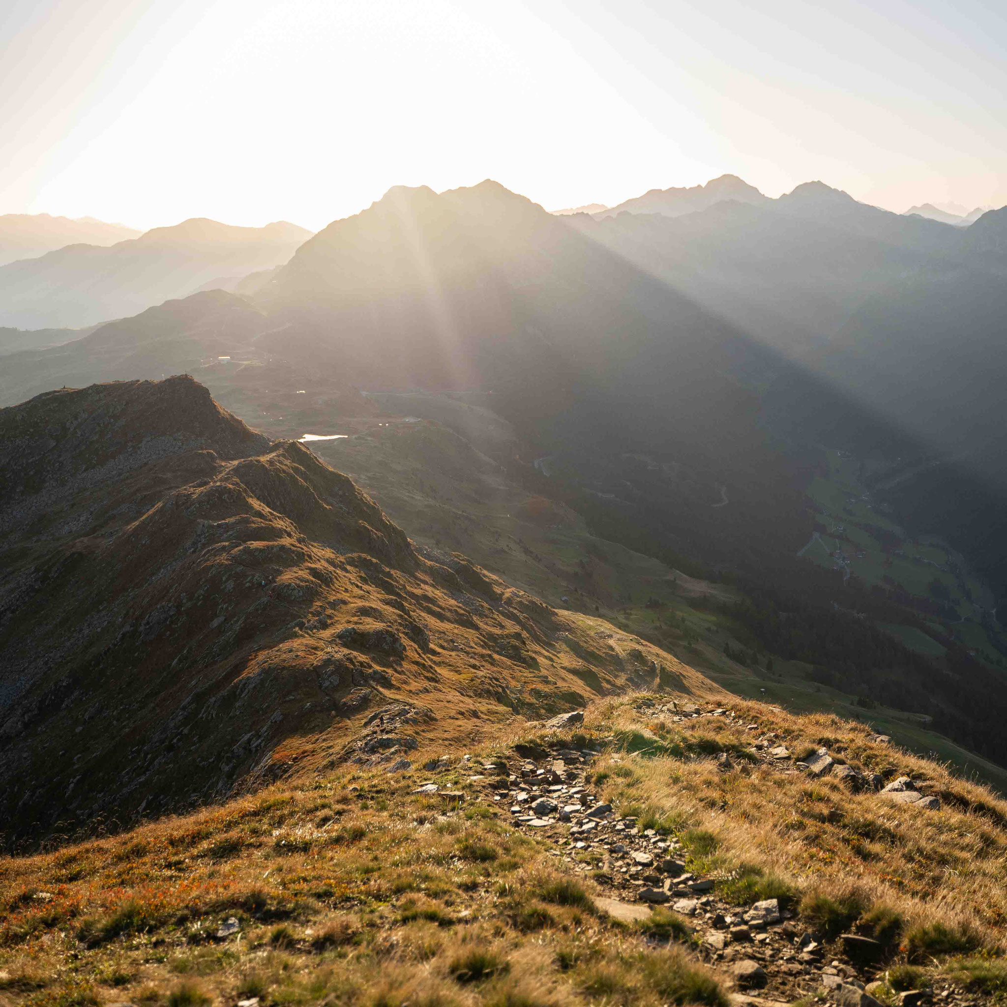 Sonnenaufgangswanderung , Gipfeltour zur Flecknerspitze im Passeiertal, Jaufenpass - Südtirol
