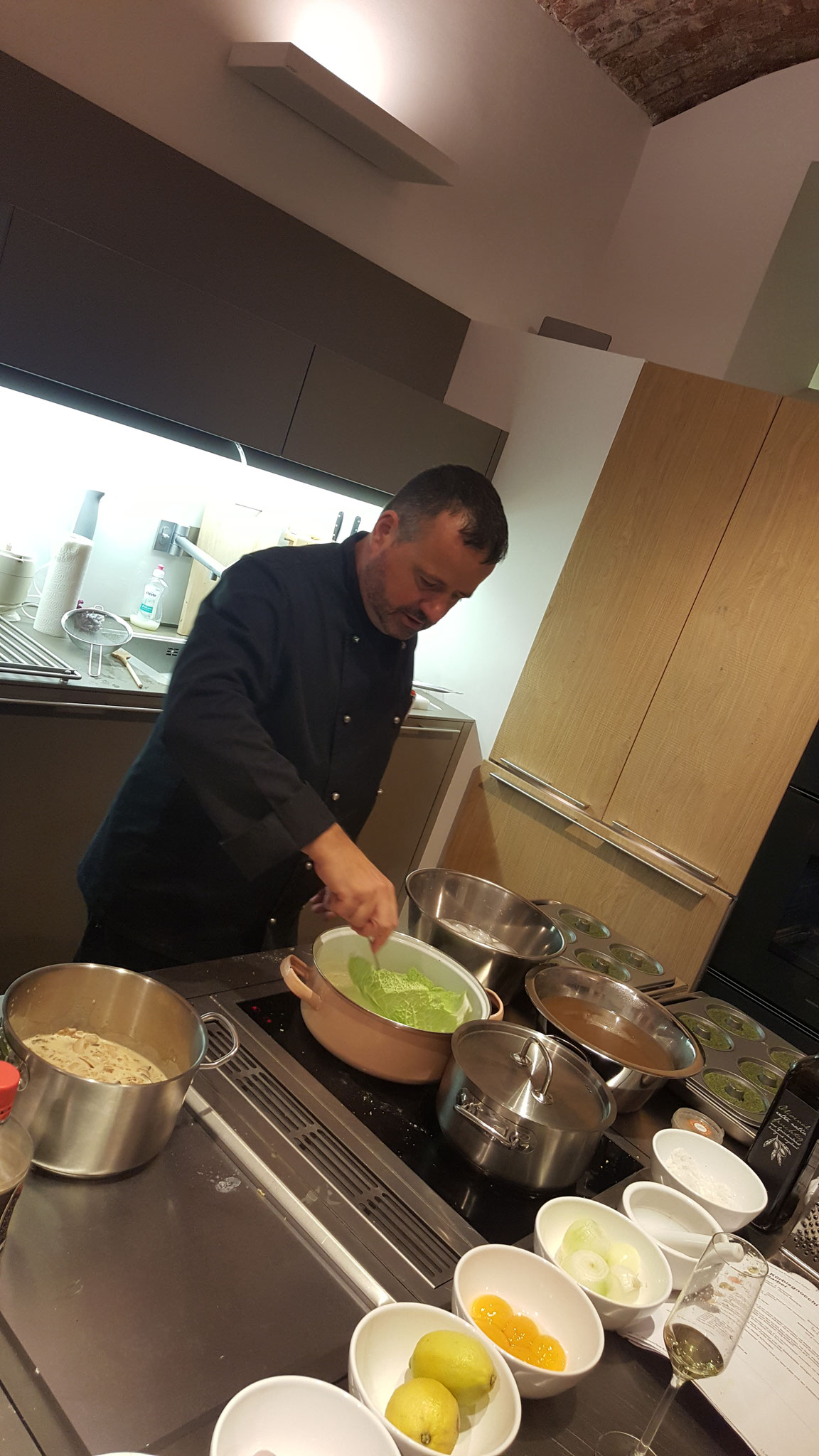 Mangoldsavarin noch flüssig